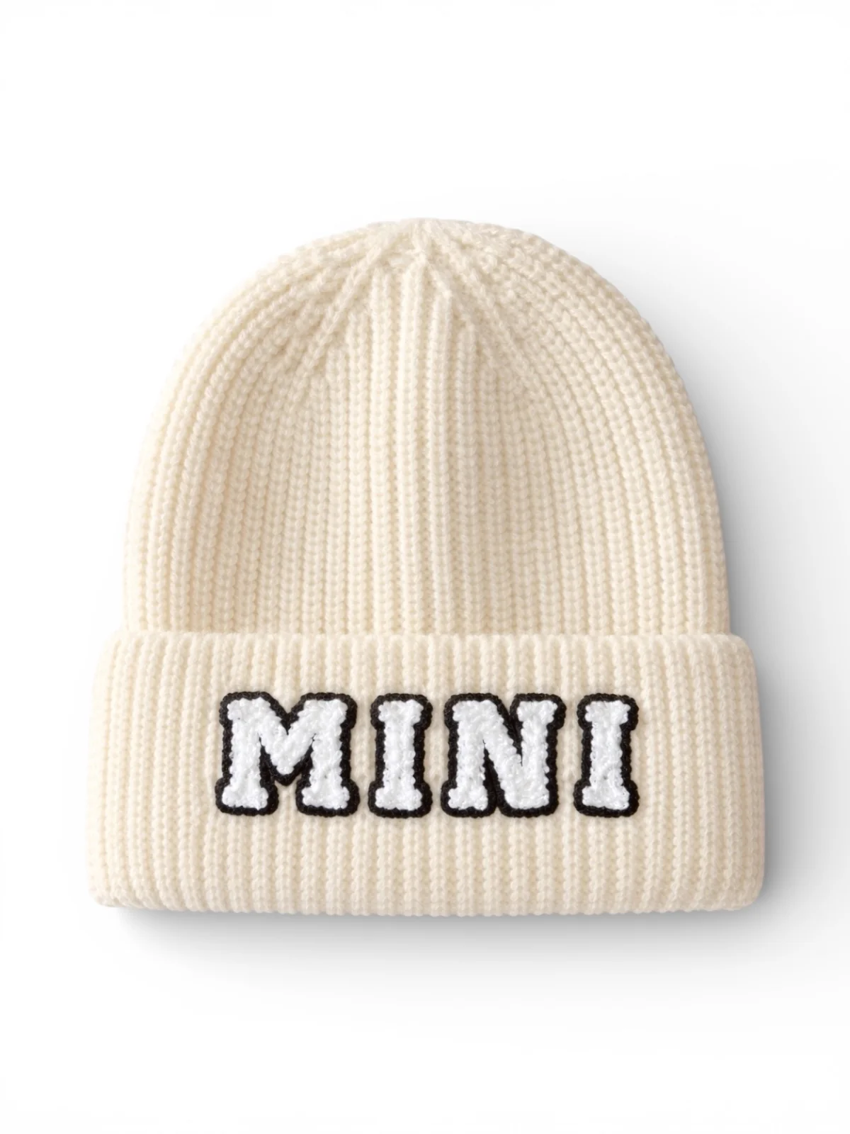 Mini Knit Hat, French Vanilla