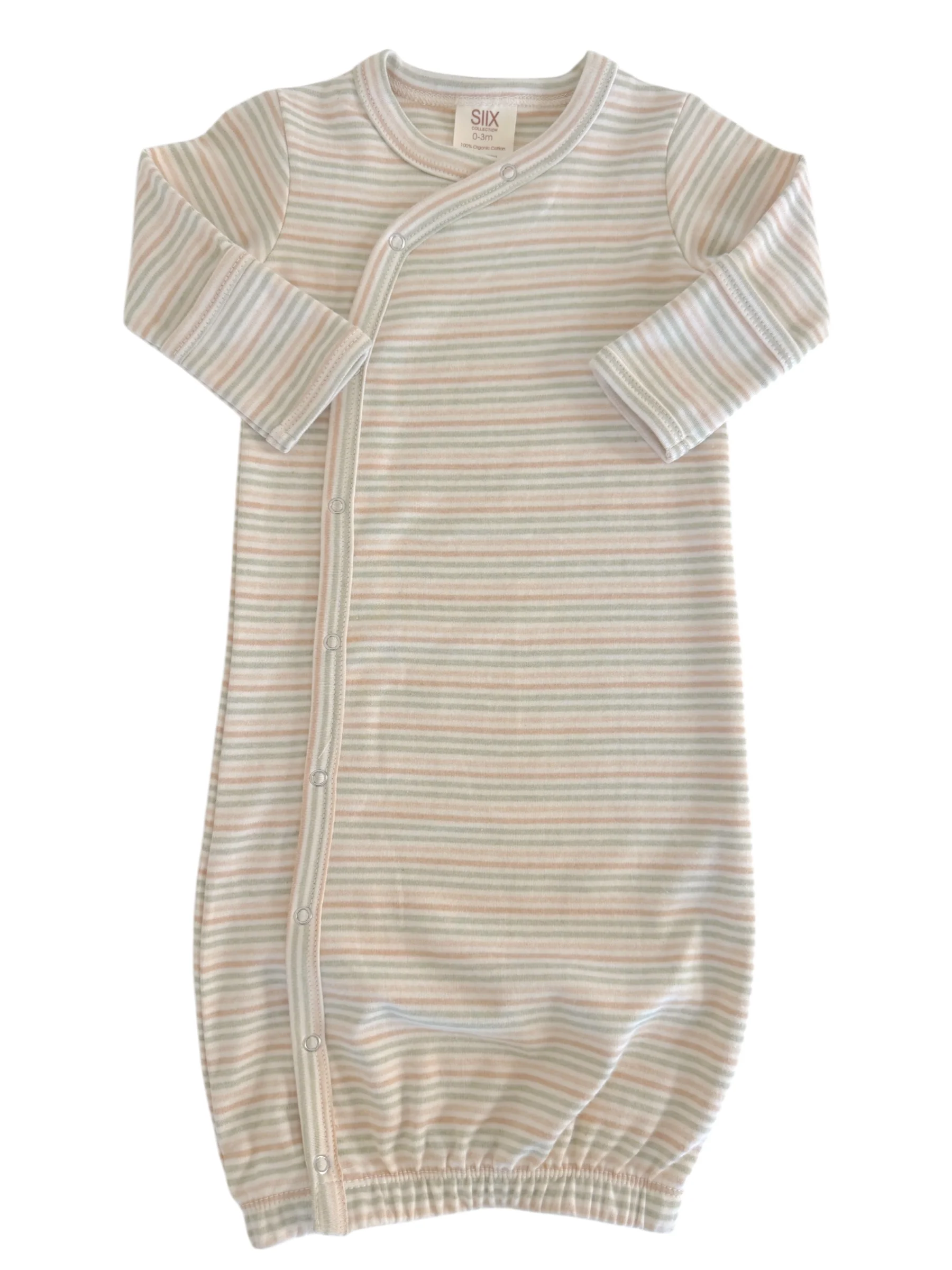 Multi Stripe / Organic Gown