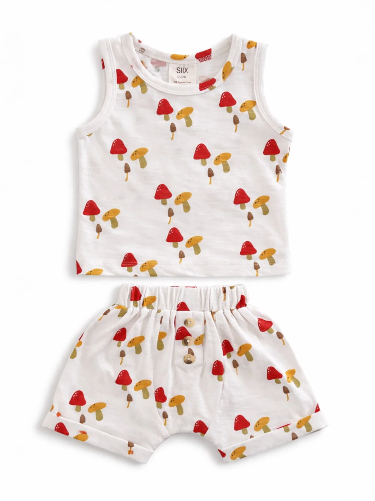 Mushroom / Organic Tank & Short Set
