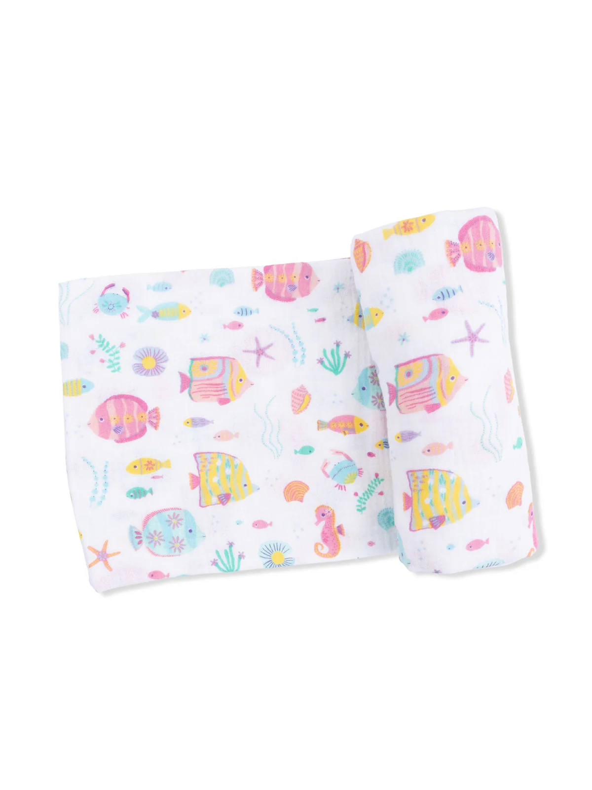 Muslin Swaddle, Sunny Coral Reef Fish