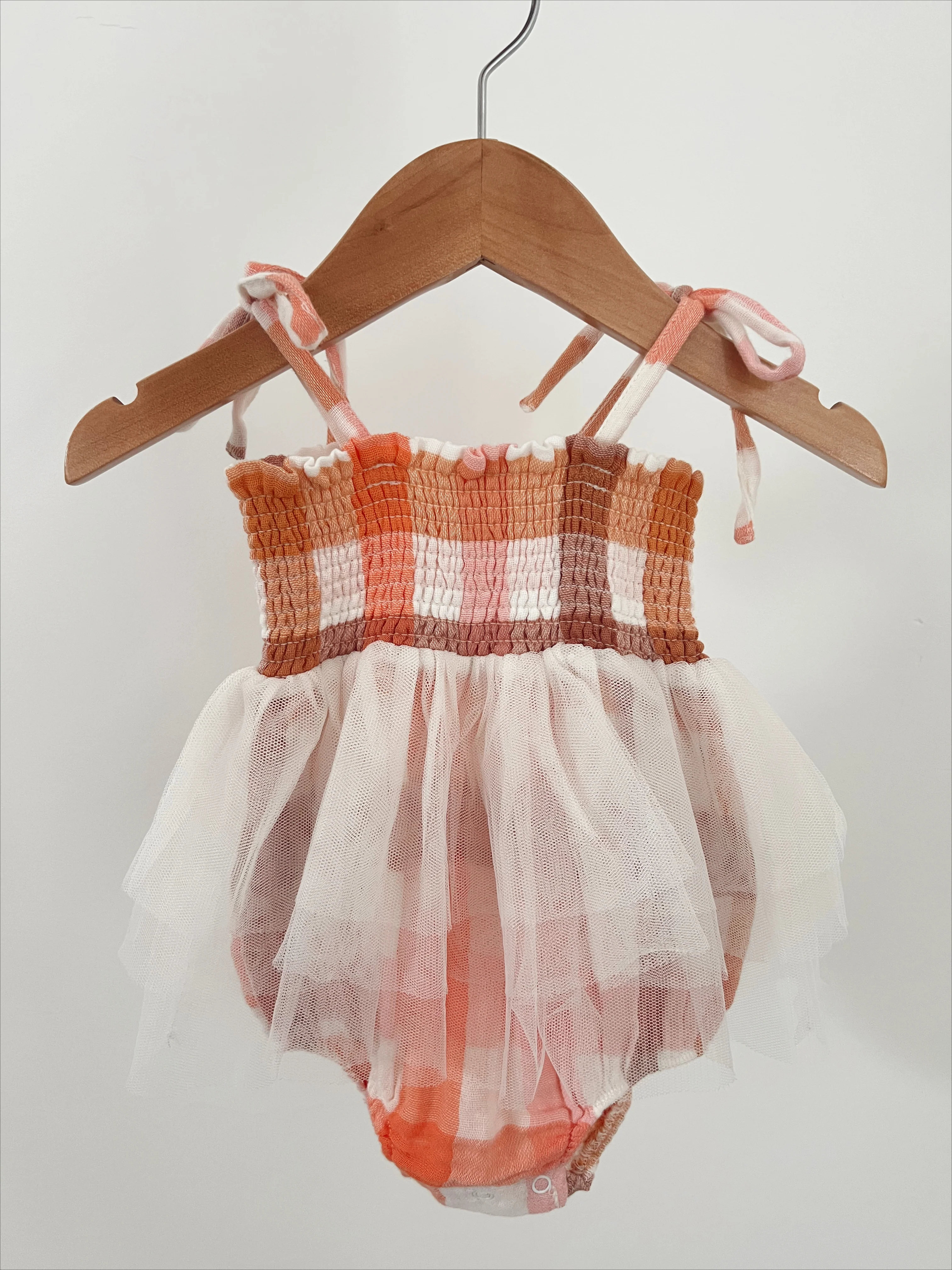 Muslin Tutu Bubble, Harvest Plaid - Image 2