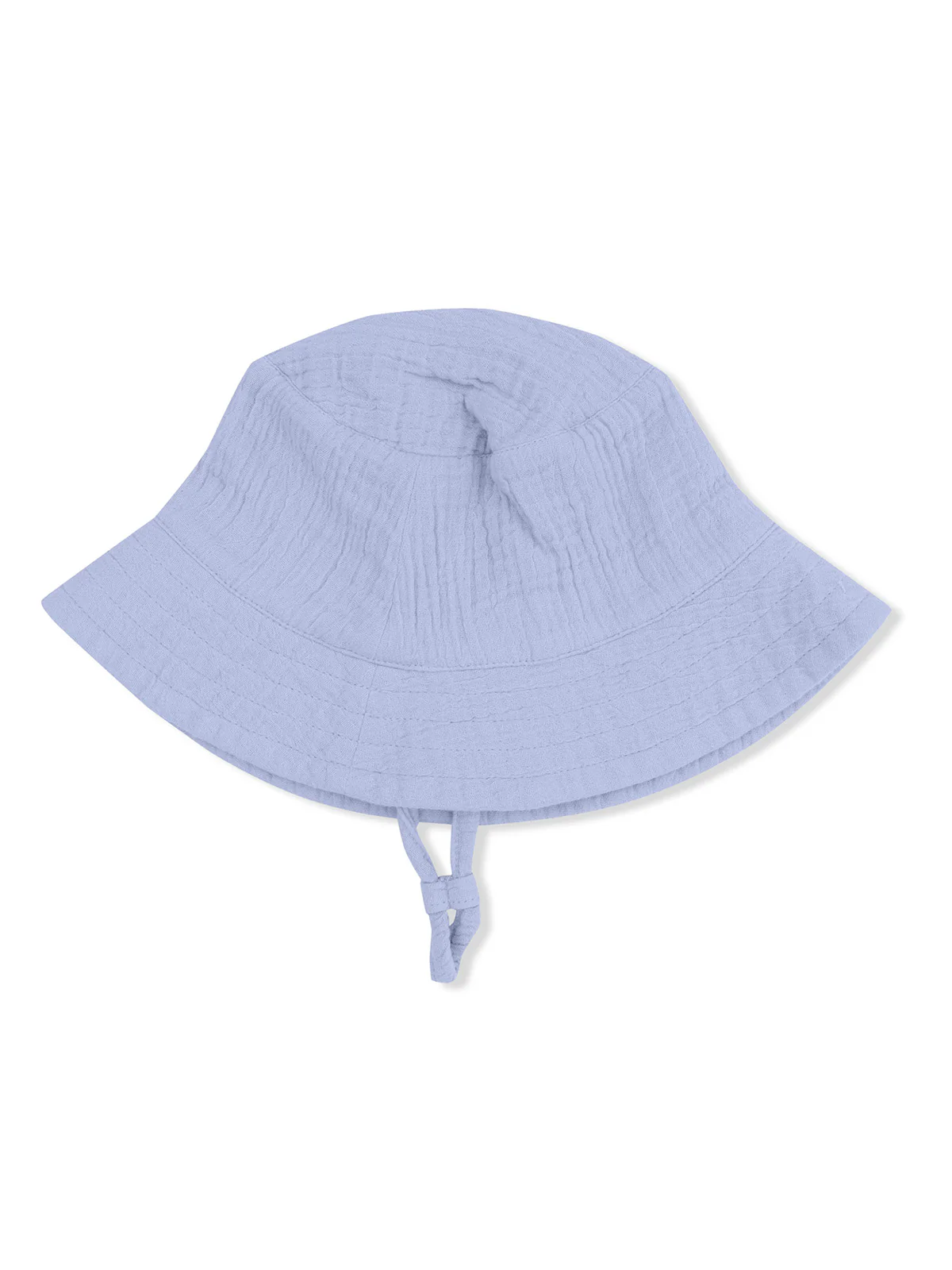 Muslin Bucket Hat, Blue Blizzard