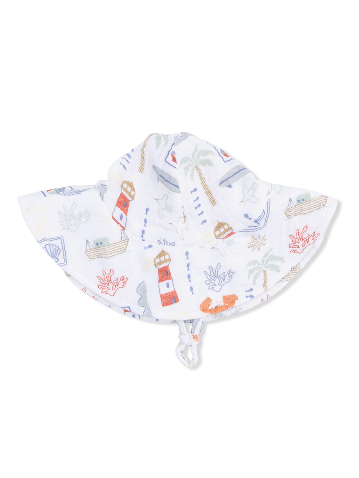 Muslin Wide Brim Sunhat, Club Mediterranean