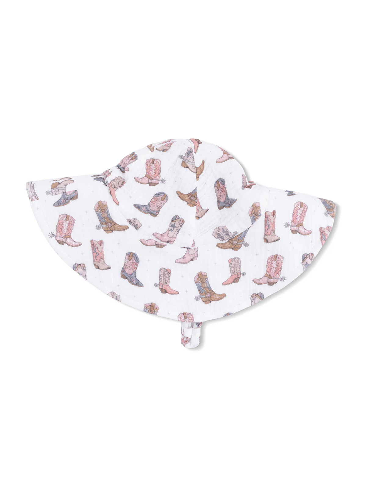 Muslin Wide Brim Sunhat, Cowgirl Boots