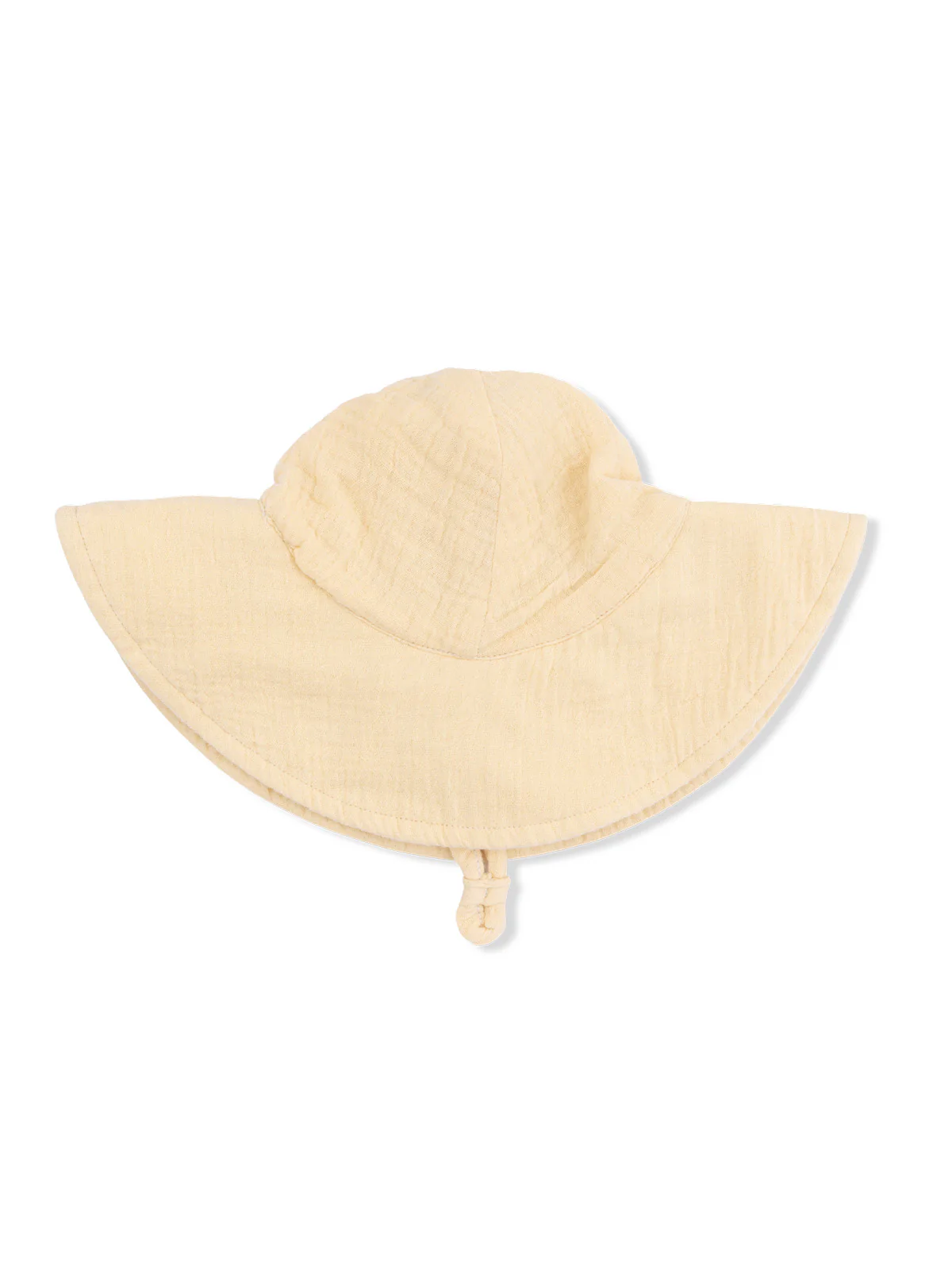 Muslin Wide Brim Sunhat, Italian Straw
