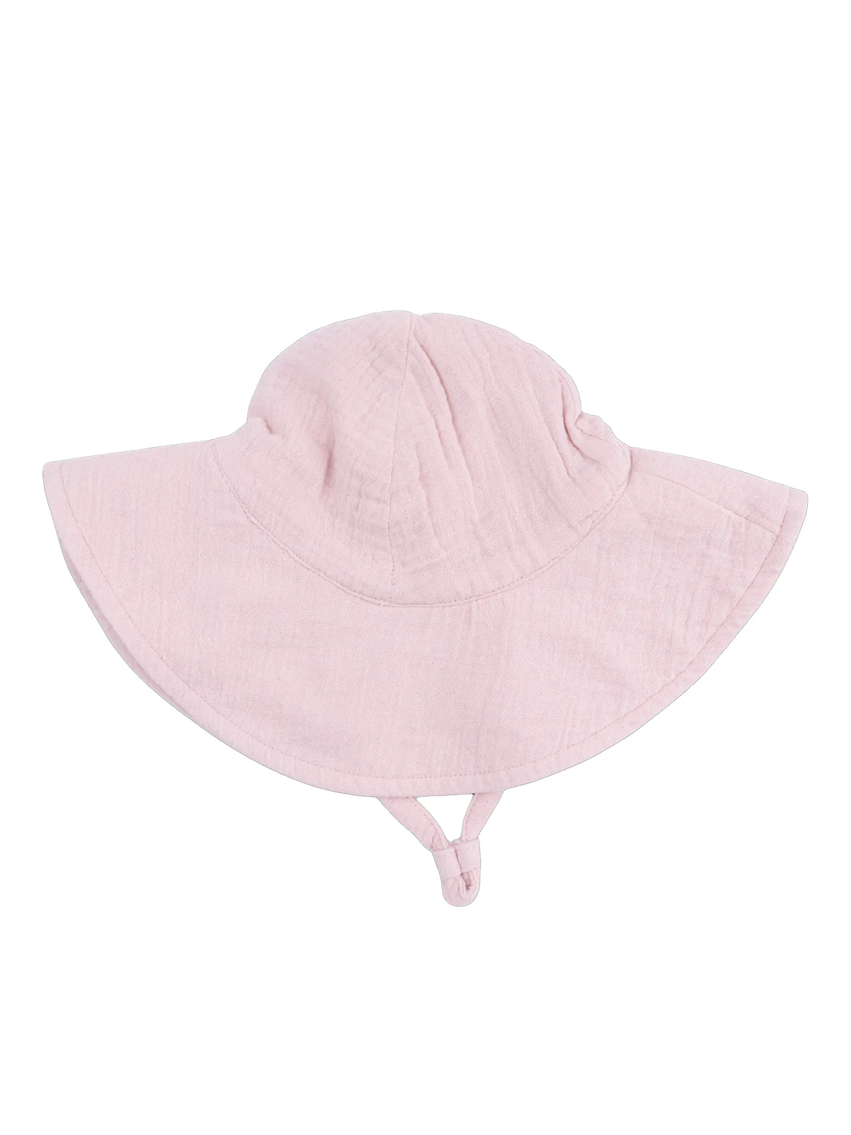 Muslin Wide Brim Sunhat, Lotus Pink