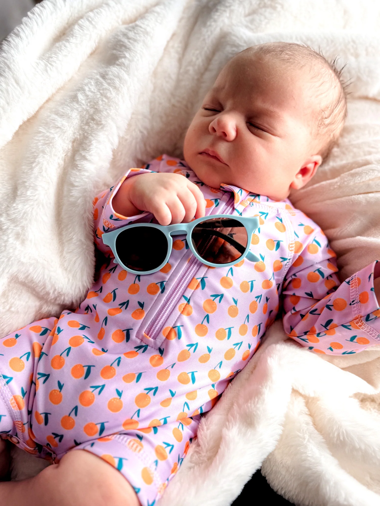 Oranges / Sonny Rashguard Swimsuit / UPF 50+ - Image 5