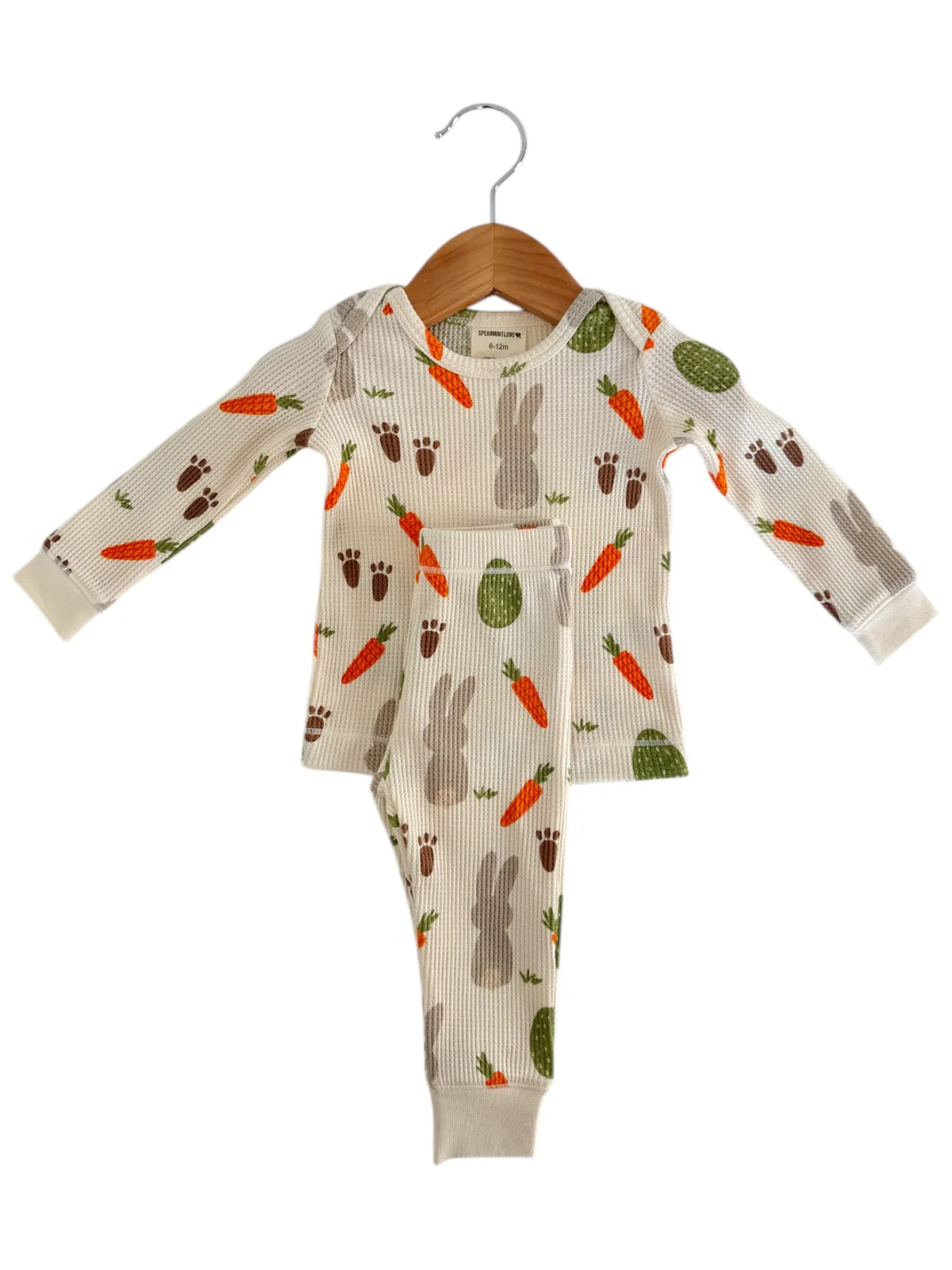 Organic Waffle 2-Piece Set, Cottontail - Image 3