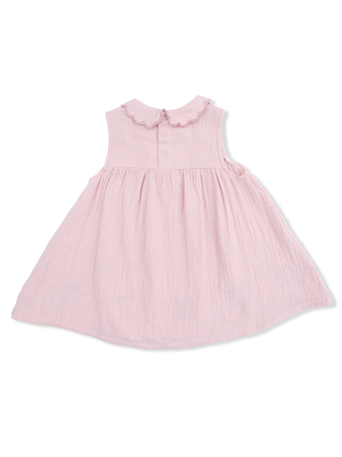Petal Collar Dress Set, Lotus Pink Cherry - Image 2