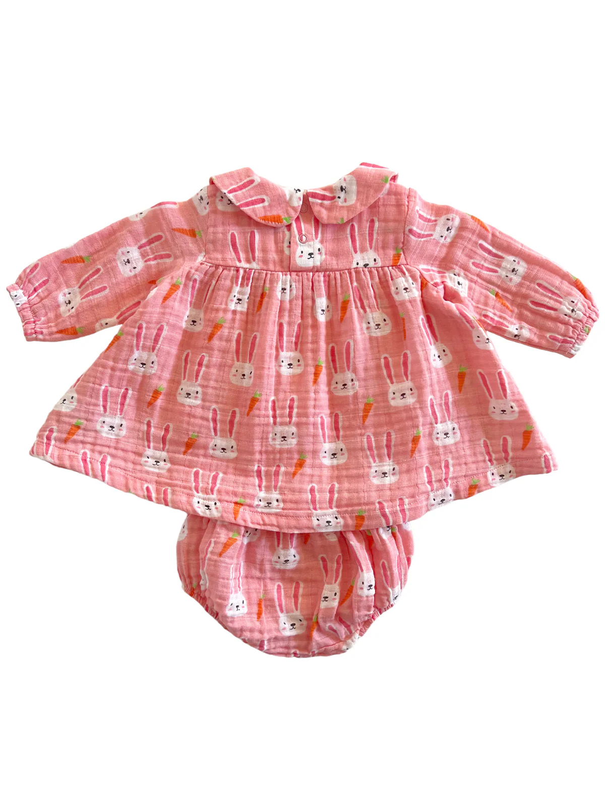 Peter Pan Collar Dress & Bloomer, Sister Bunny - Image 4