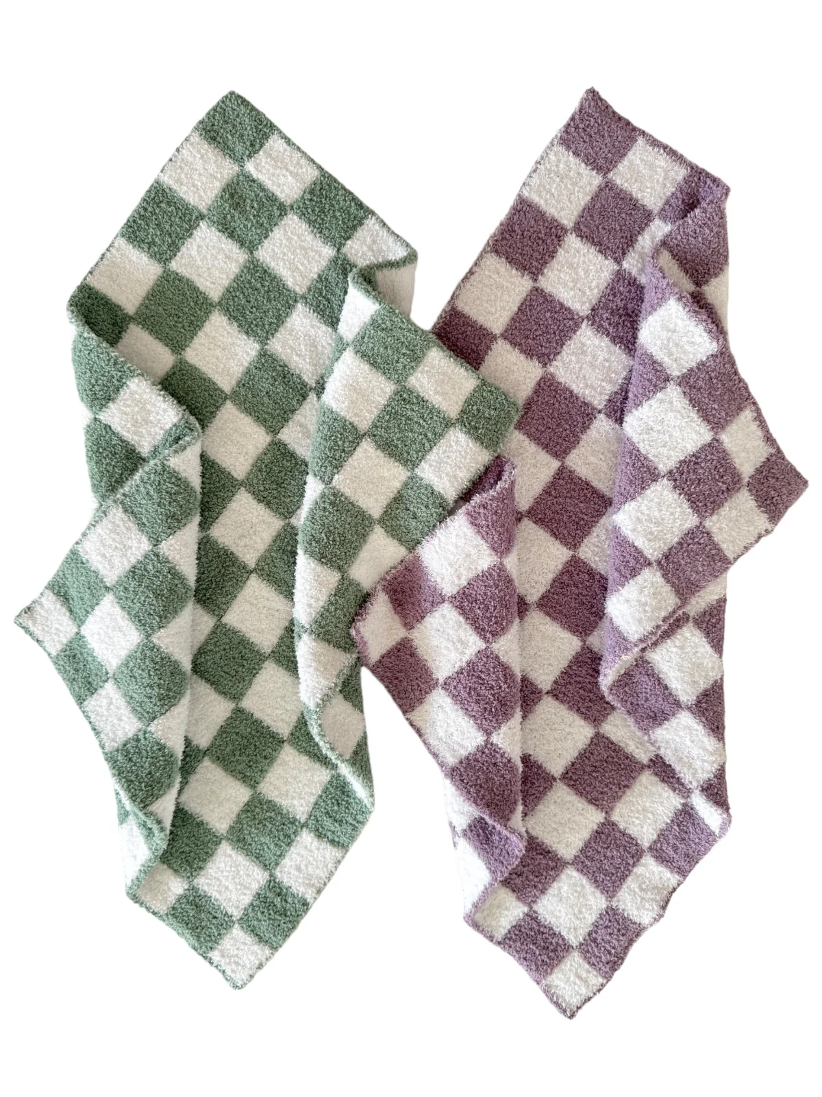 Phufy® Bliss Checkerboard Mini Blanket, Violet - Image 2