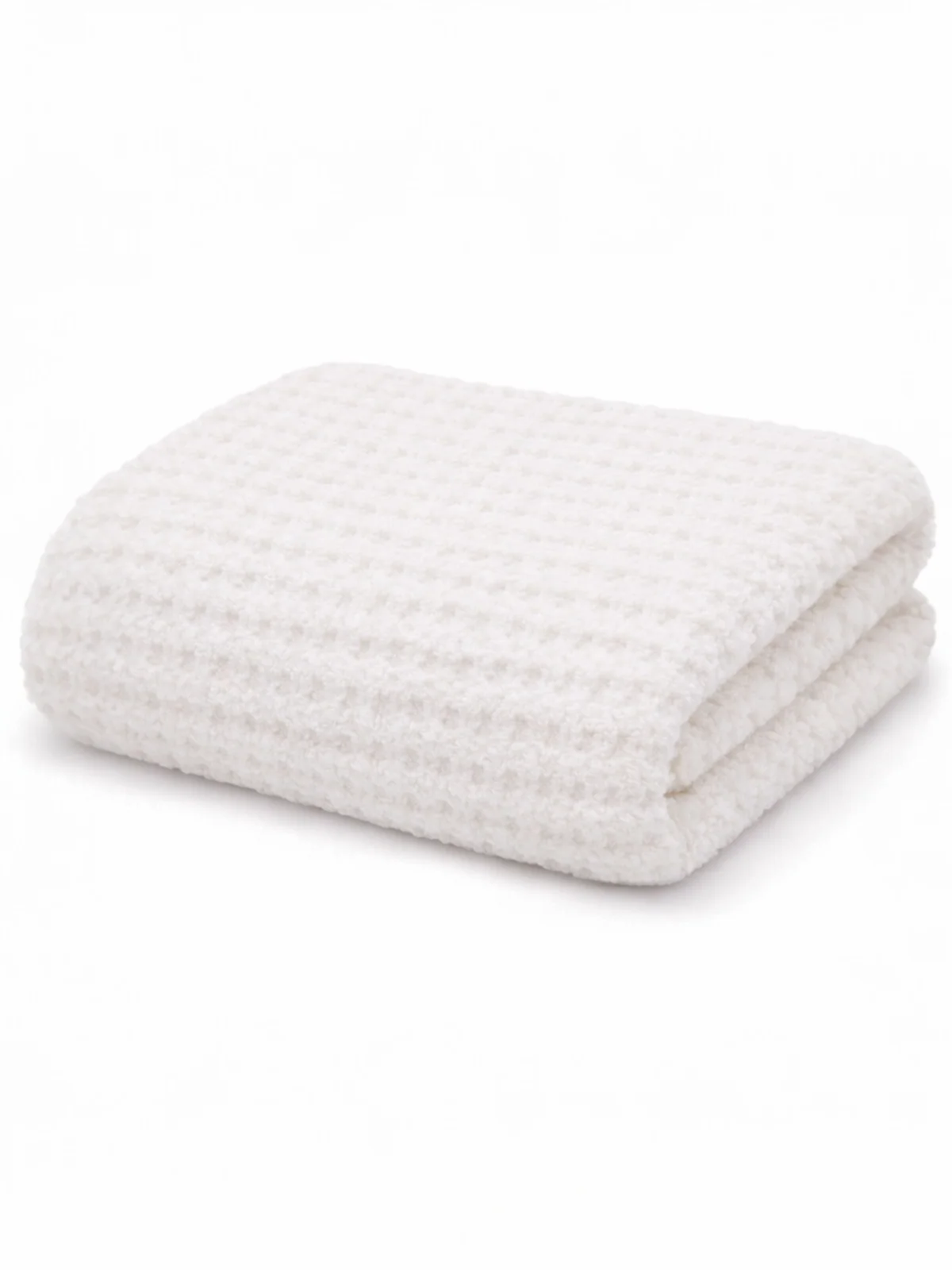 Phufy® Bliss Waffle Blanket, White