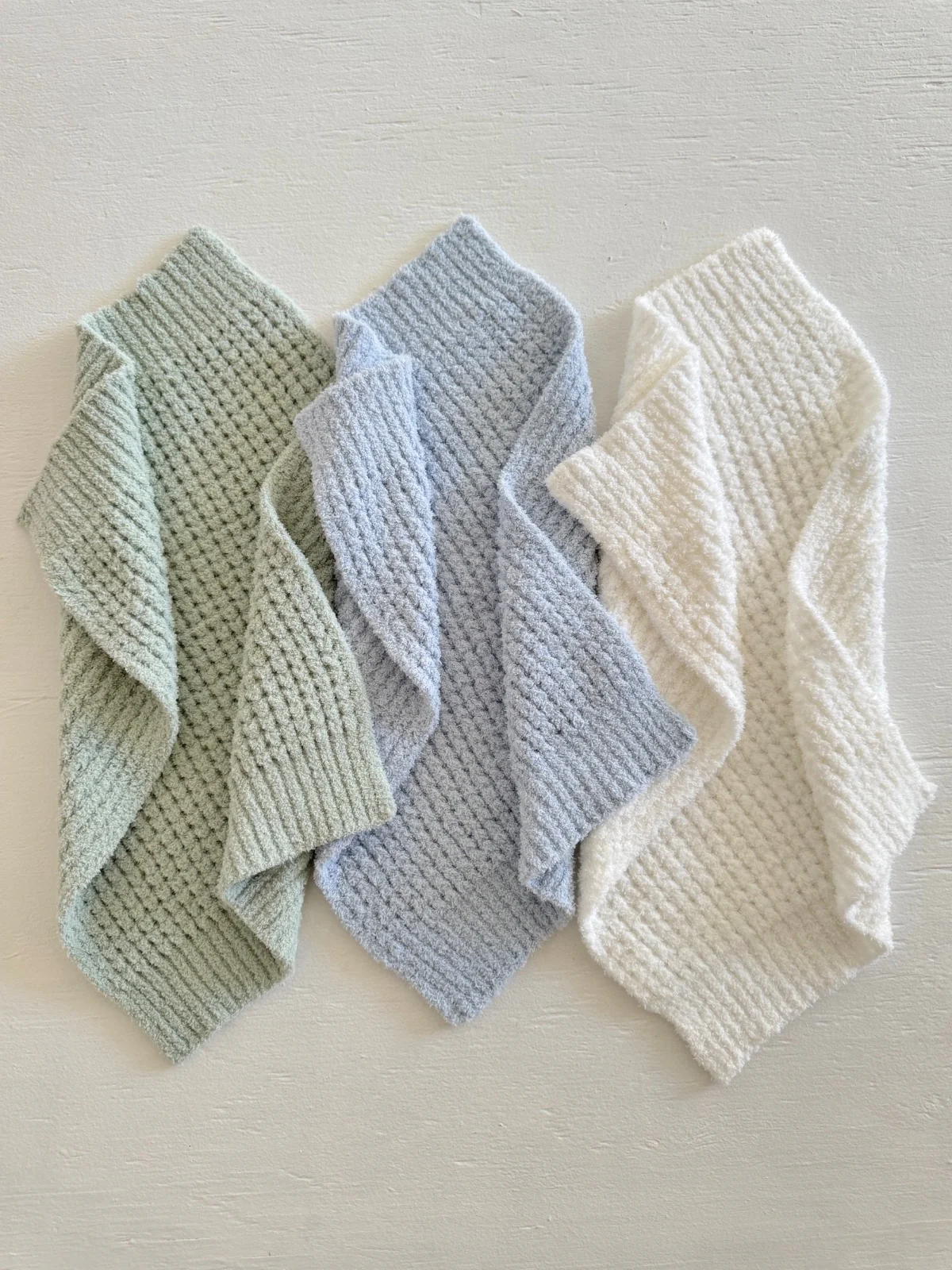 Phufy® Bliss Waffle Mini Blanket, Baby Blue - Image 2