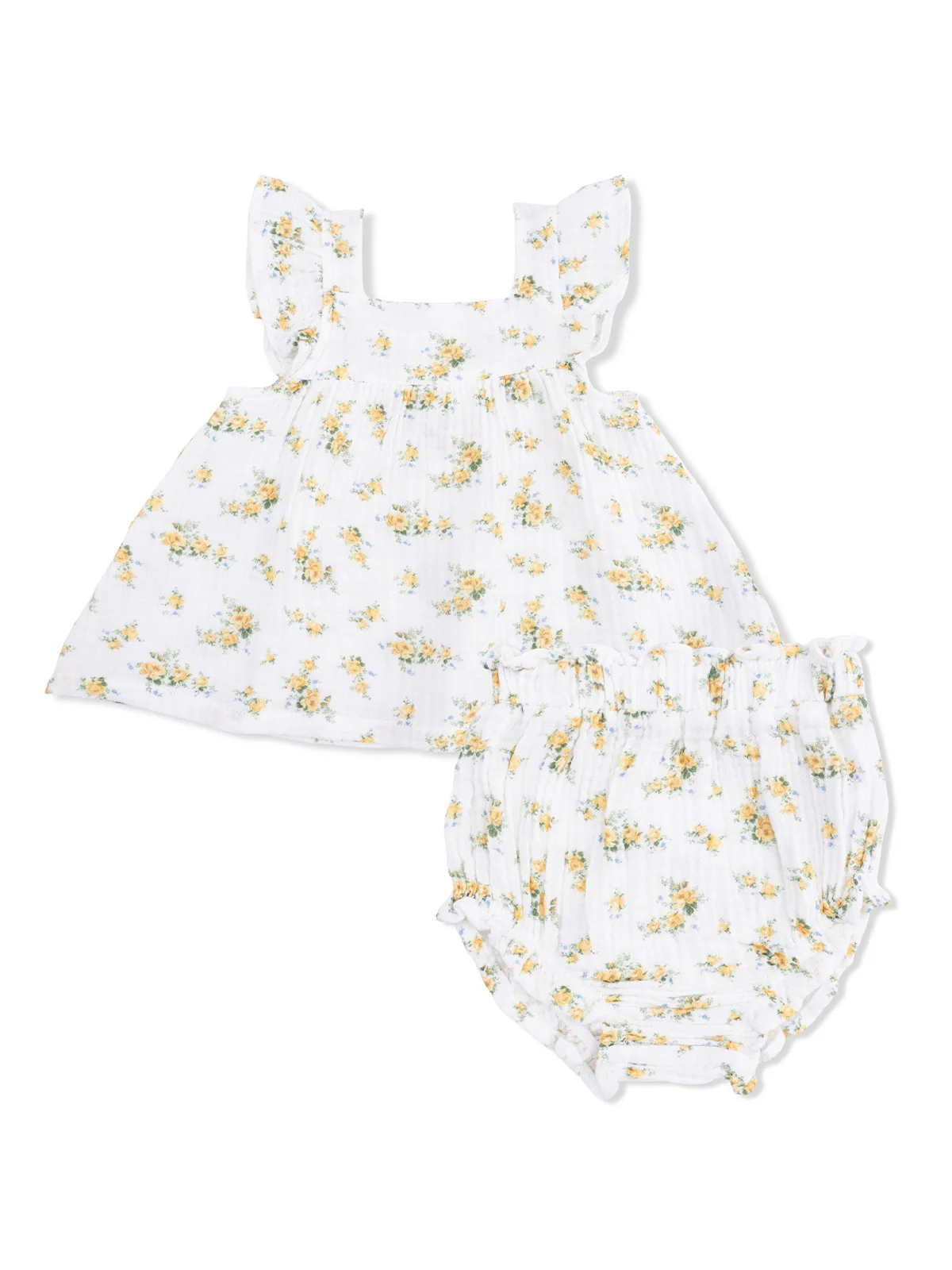 Pinafore & High Waisted Bloomer, Sunshine Roses