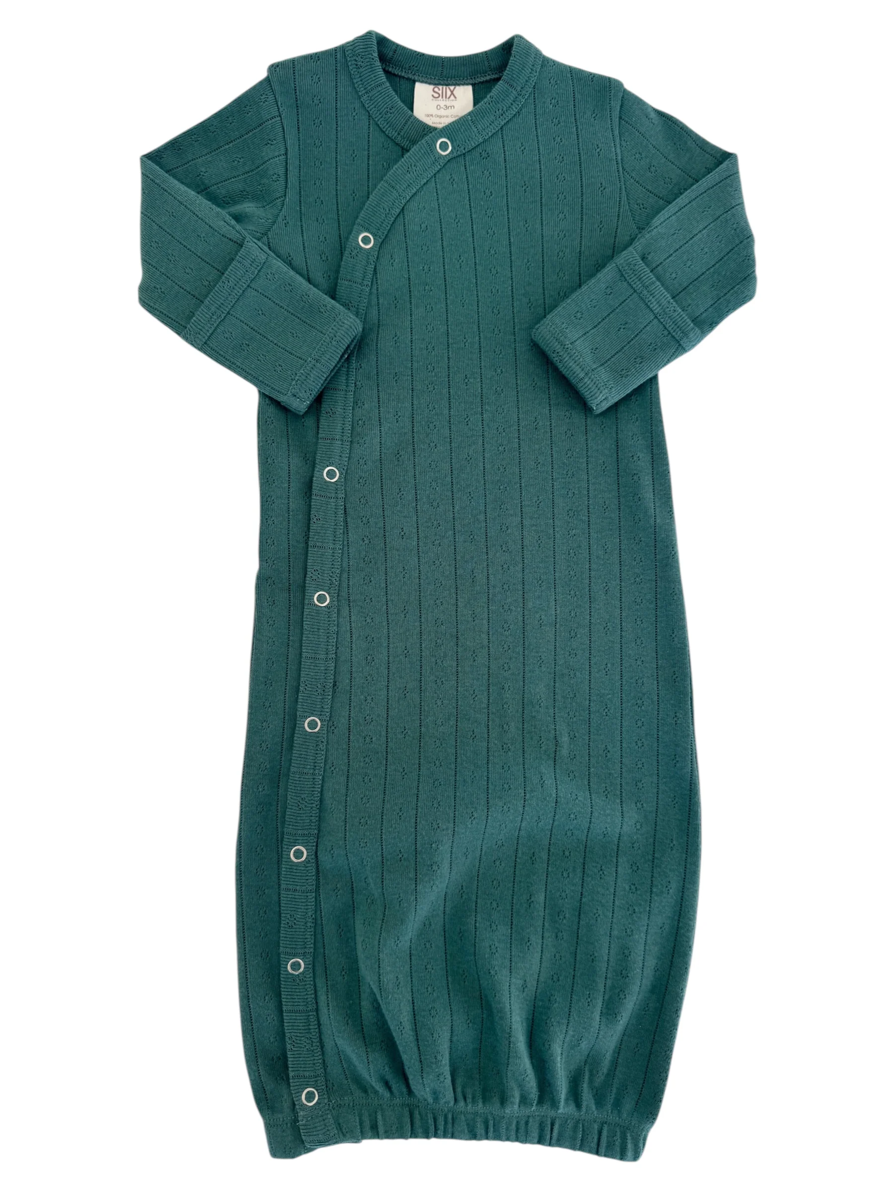 Pine / Organic Pointelle Gown