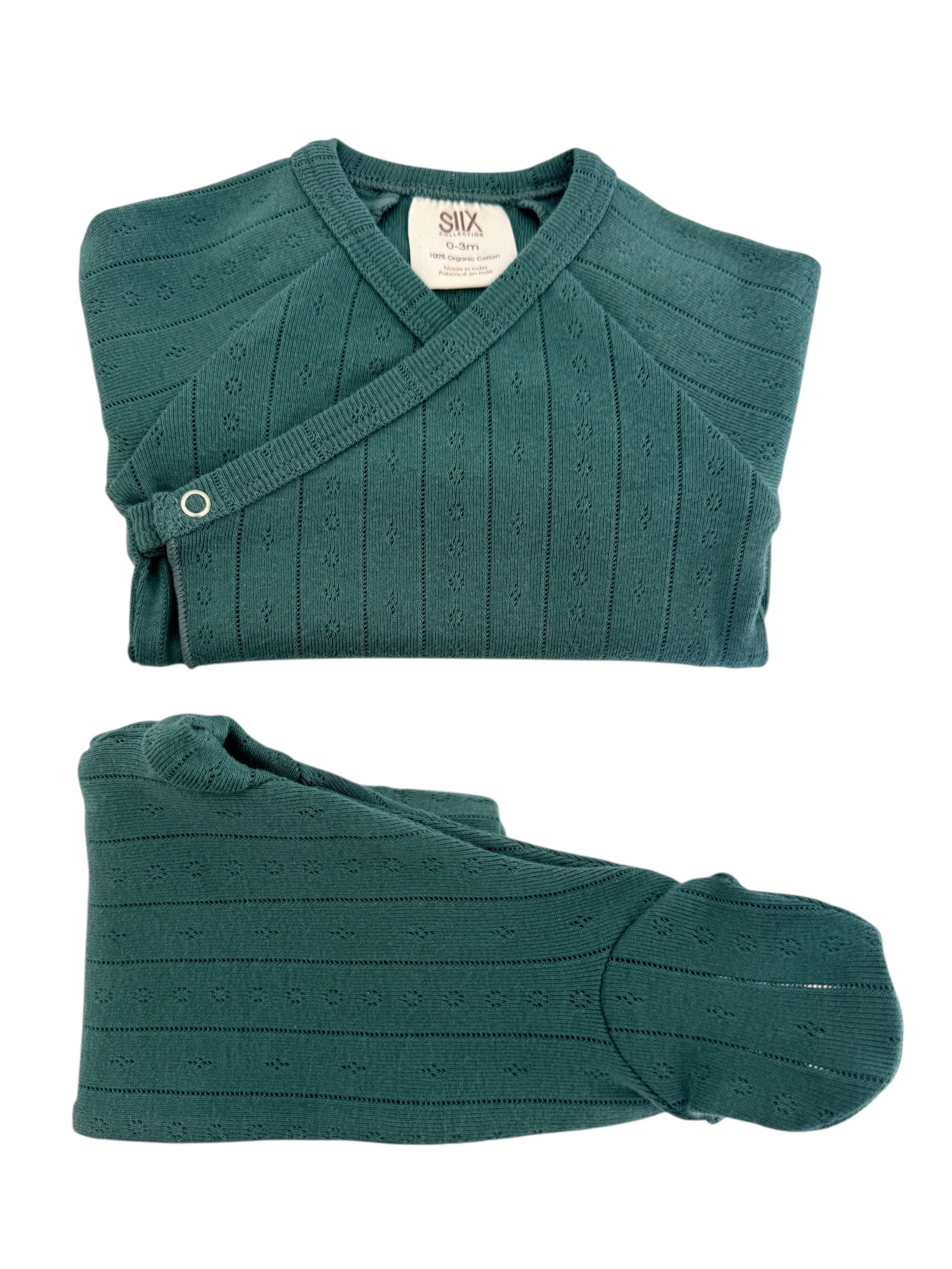 Pine / Organic Pointelle Newborn Set - Image 2