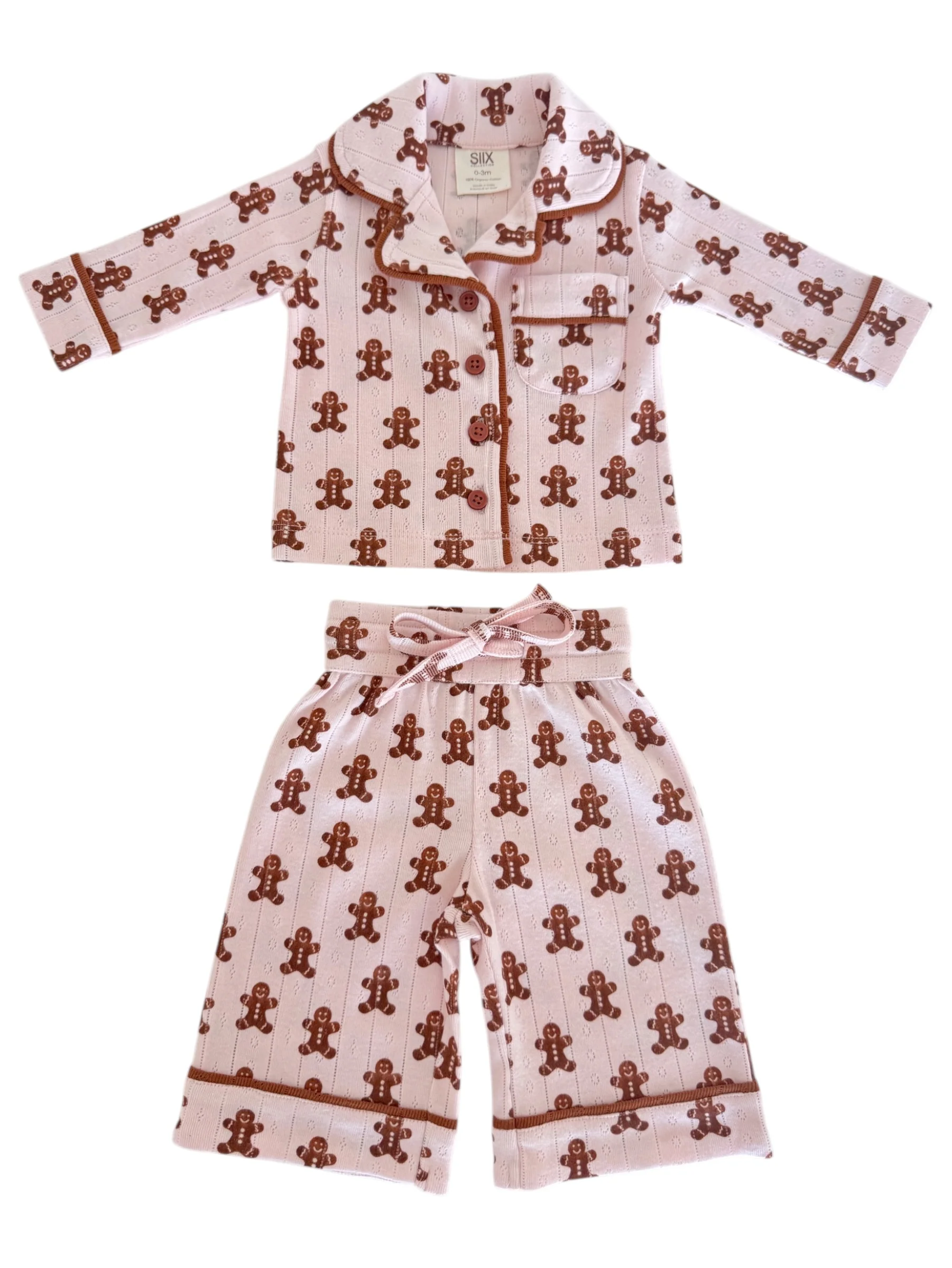 Blush Gingerbread / Organic Pointelle Lounge Set - Image 2