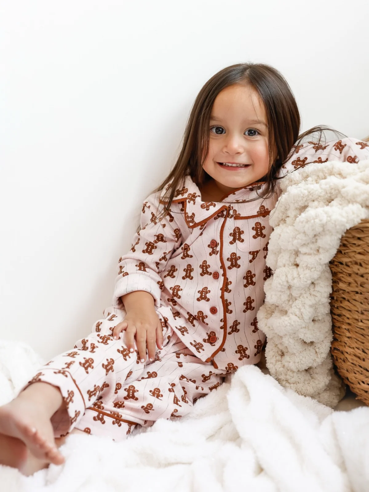 Blush Gingerbread / Organic Pointelle Lounge Set - Image 5