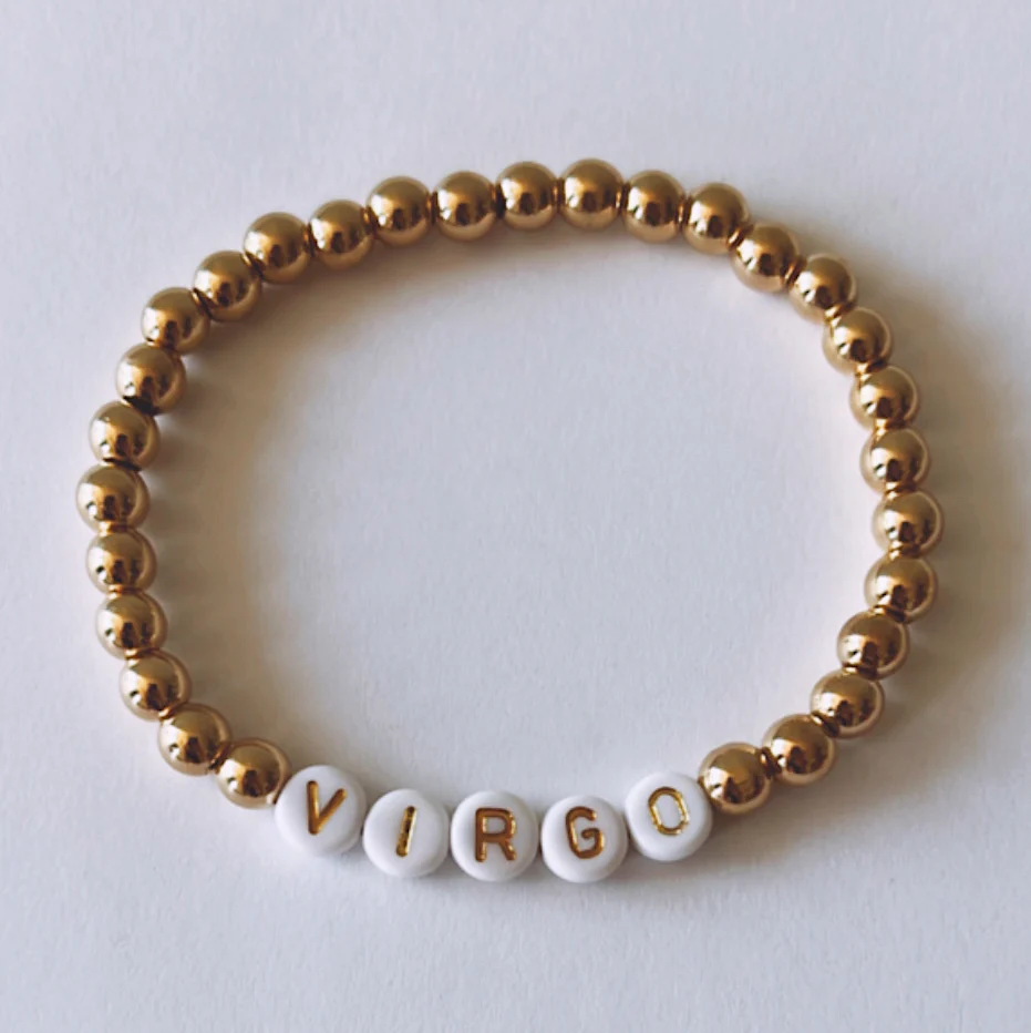 Pnkie Horoscope Beaded Bracelet, Virgo