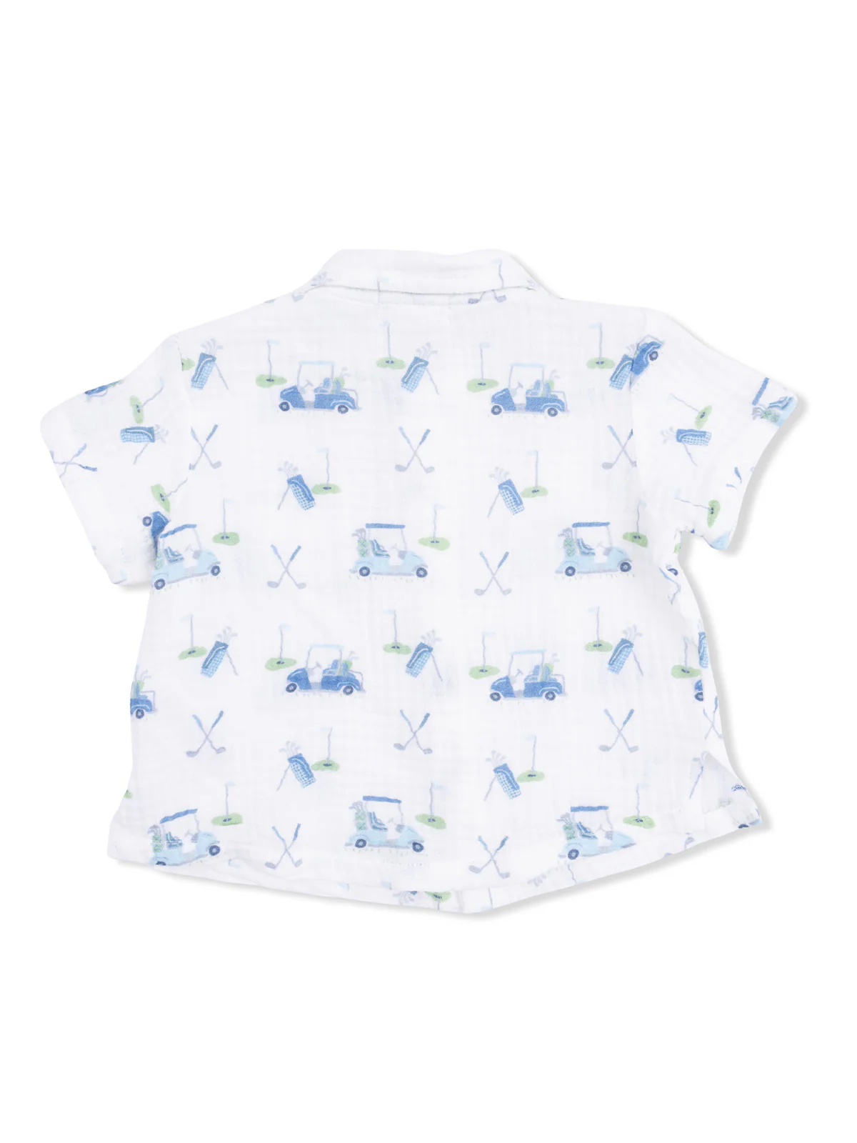 Polo Shirt & Casual Short Set, Baby Golf Carts Blue - Image 3