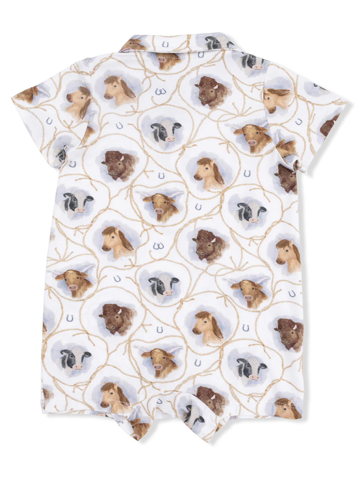 Polo Shortie, Farm Animals Rope Cameos - Image 2