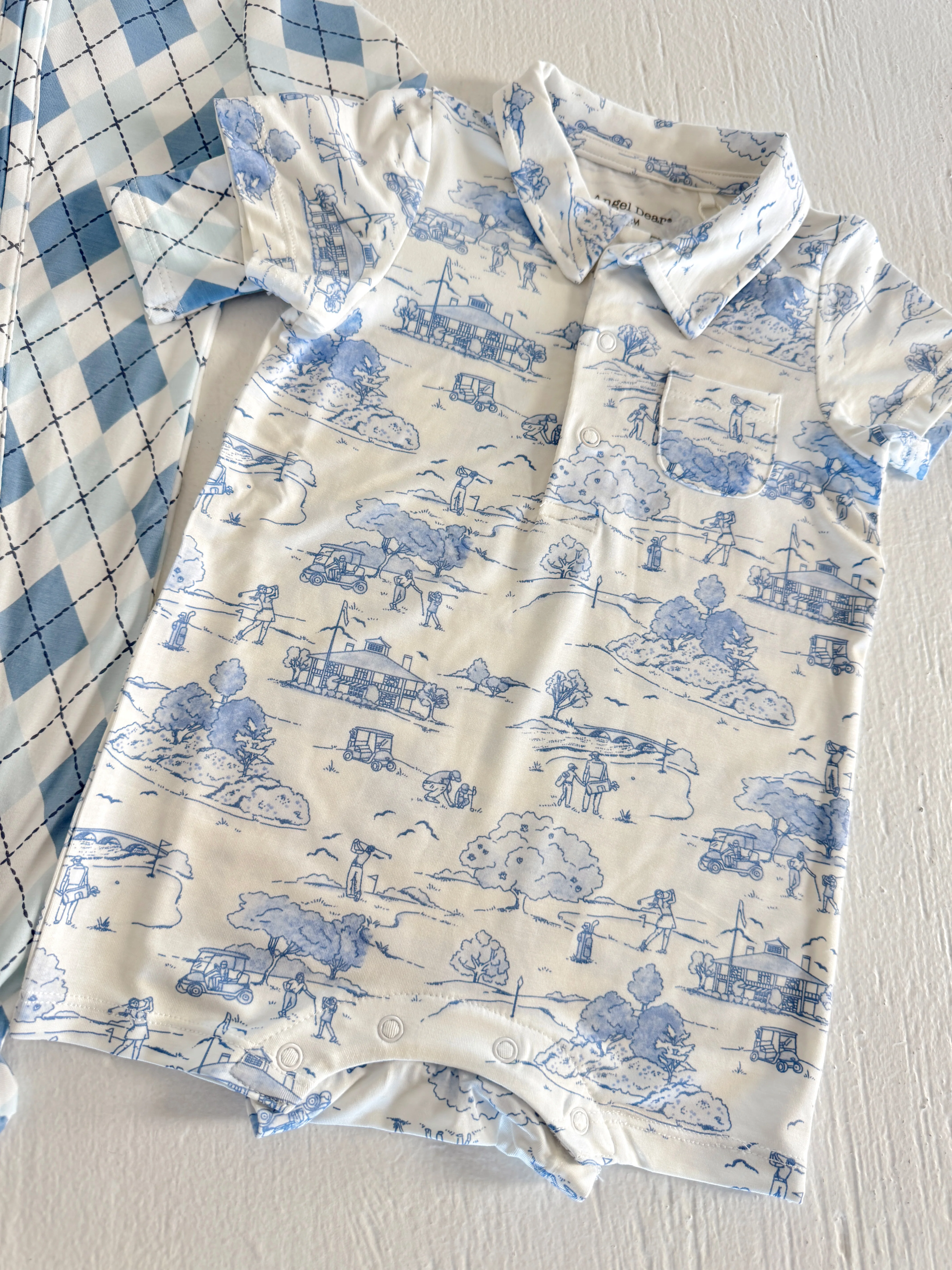Polo Shortie, Golf Toile - Image 2