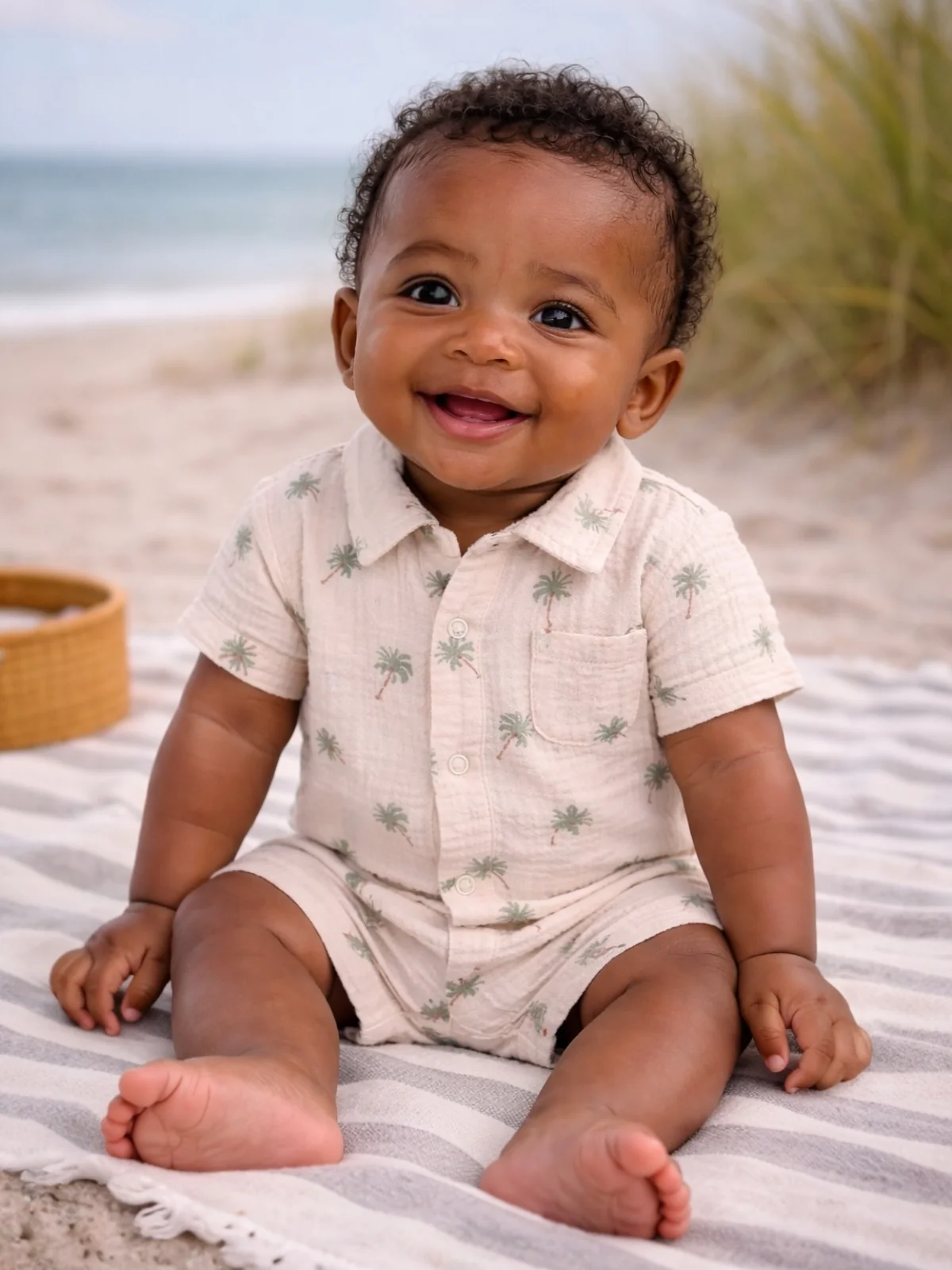 Polo Shortie, Palm Trees