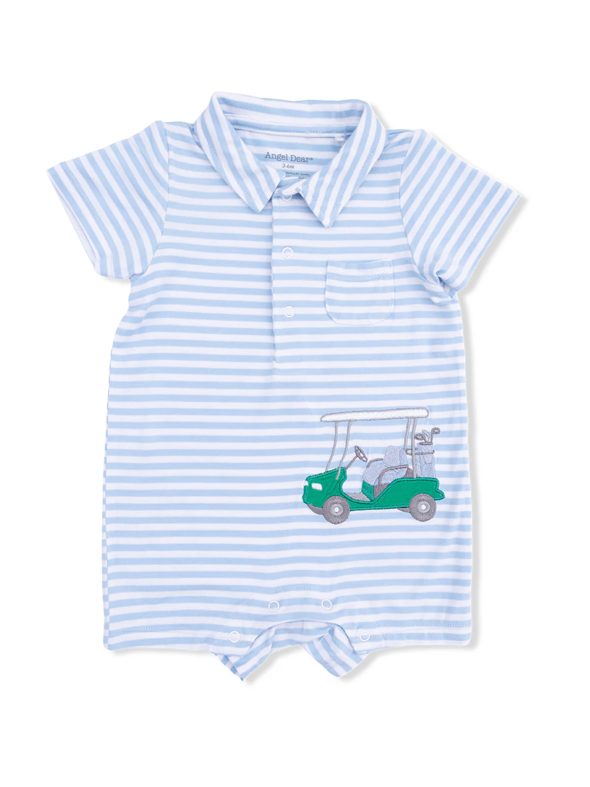 Polo Shortie, Striped Golf