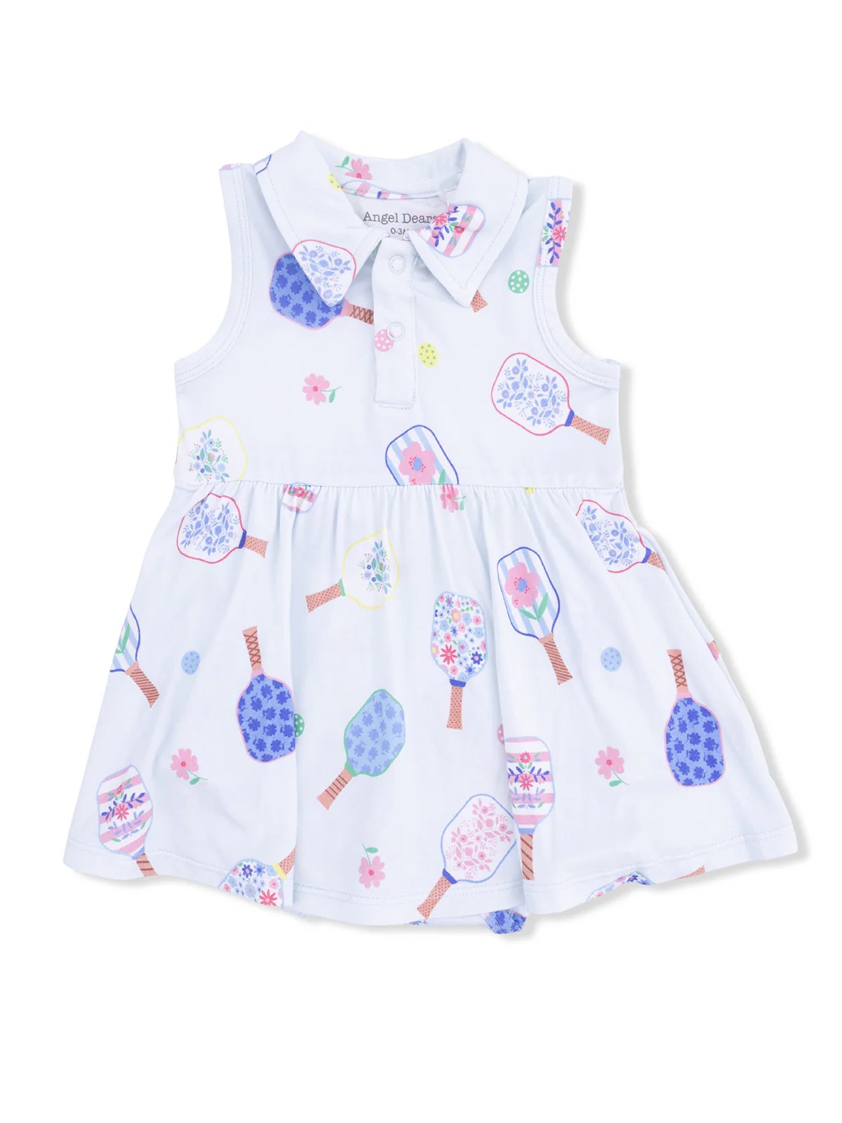Polo Tennis Bodysuit Dress, Floral Pickleball