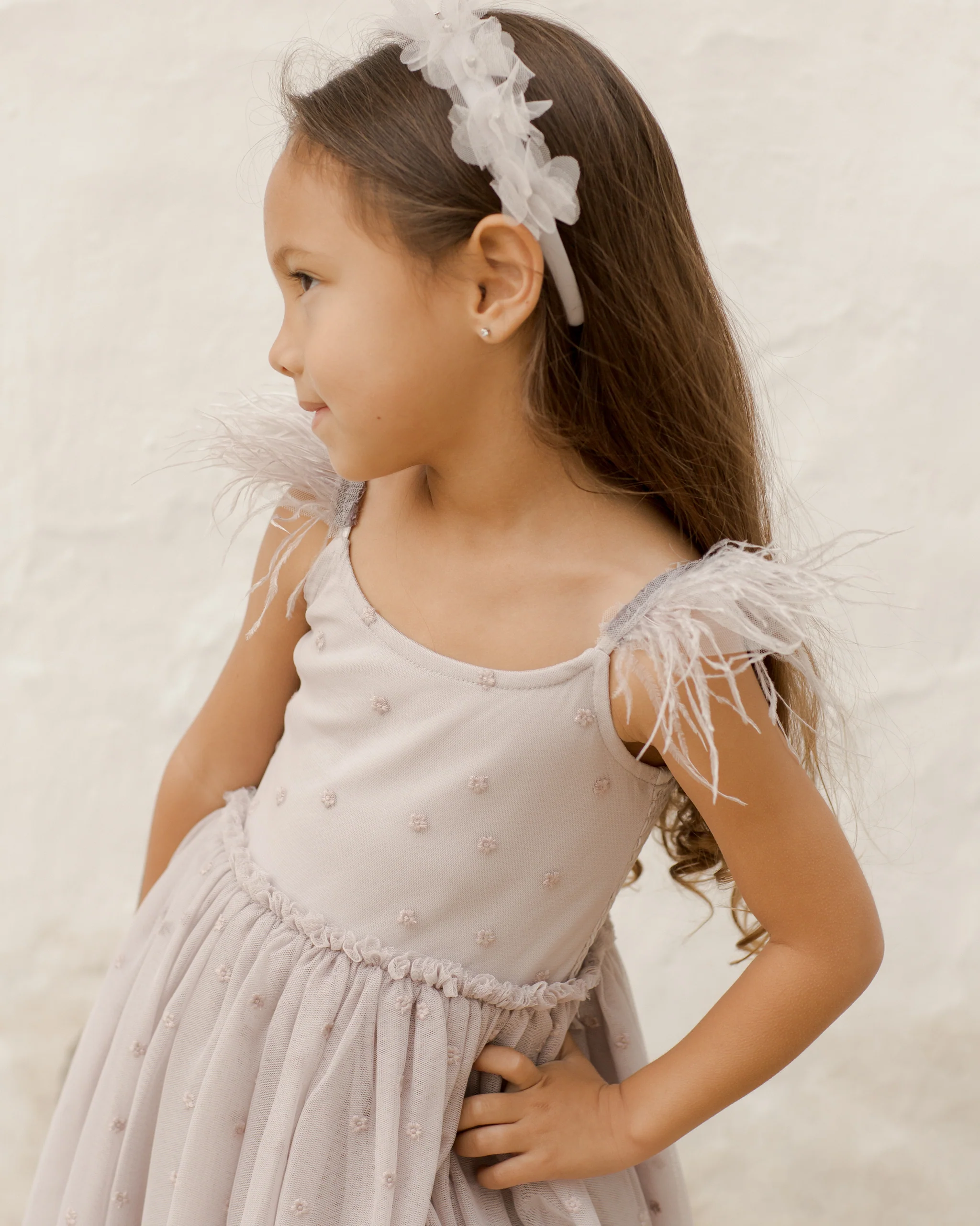 Poppy Dress, Cloud - Image 8