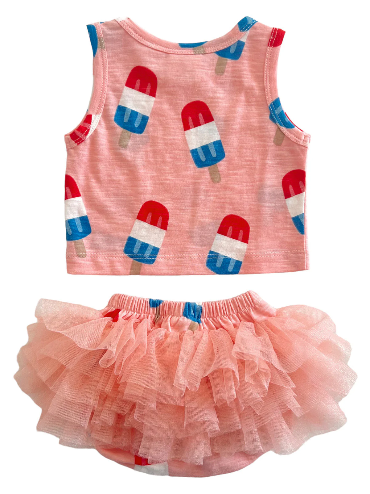 Popsicle Pink / Organic Tutu Bloomer Set - Image 3