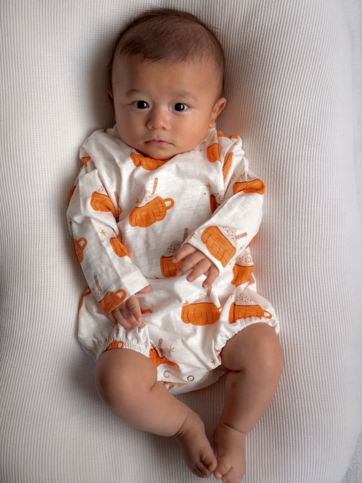 Pumpkin Mug / Organic Long Sleeve T-Shirt Bubble