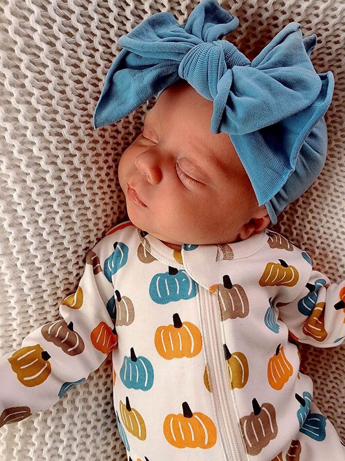 Pumpkin Patch / Organic 2-Way Zip Romper - Image 7