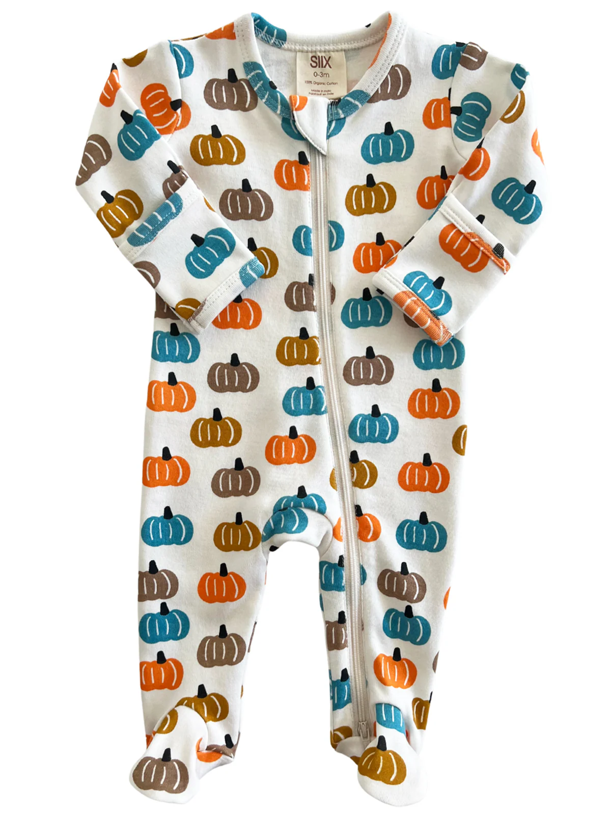 Pumpkin Patch / Organic Zip Footie - Image 2
