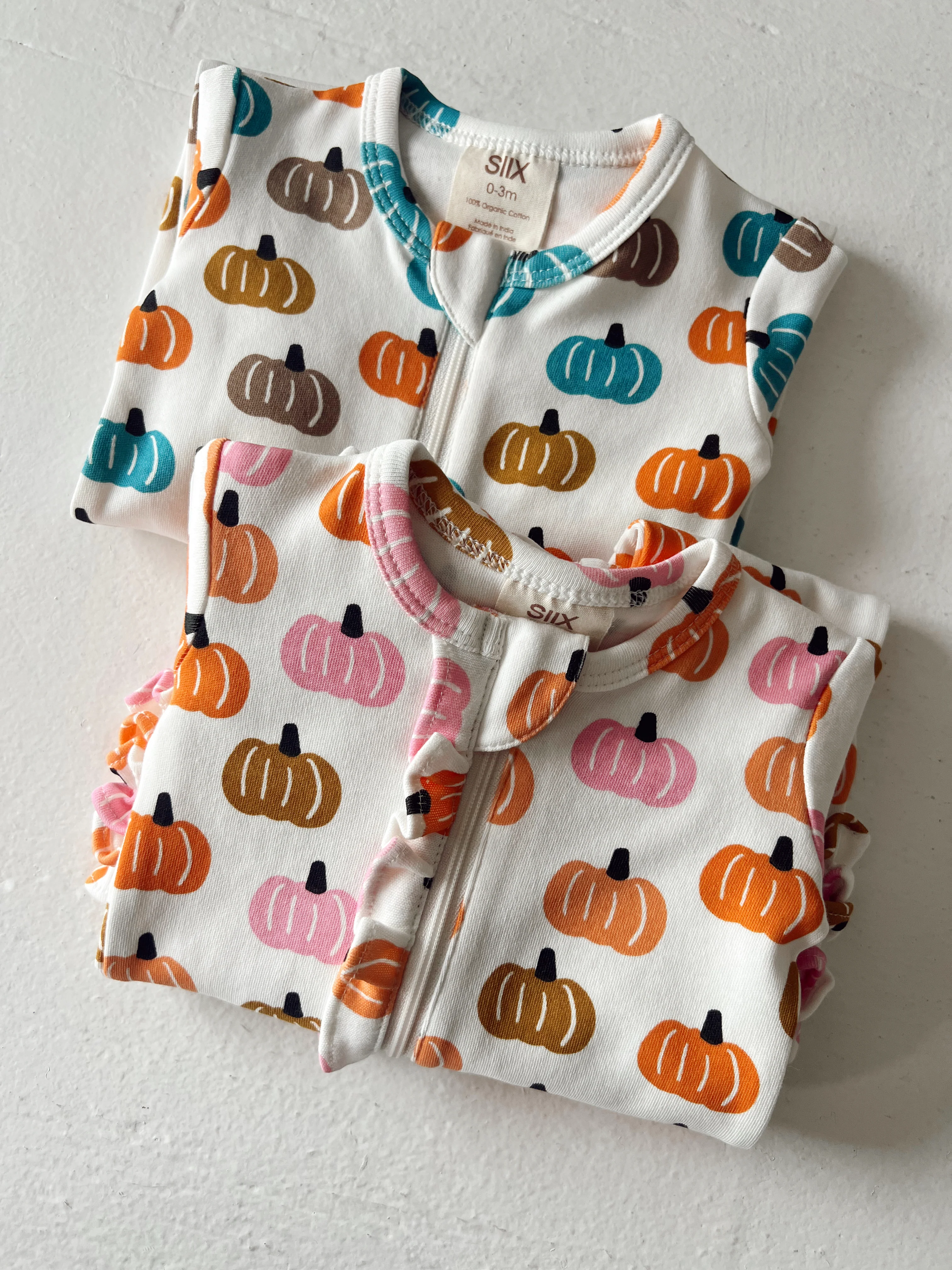 Pumpkin Patch / Organic Zip Footie - Image 6