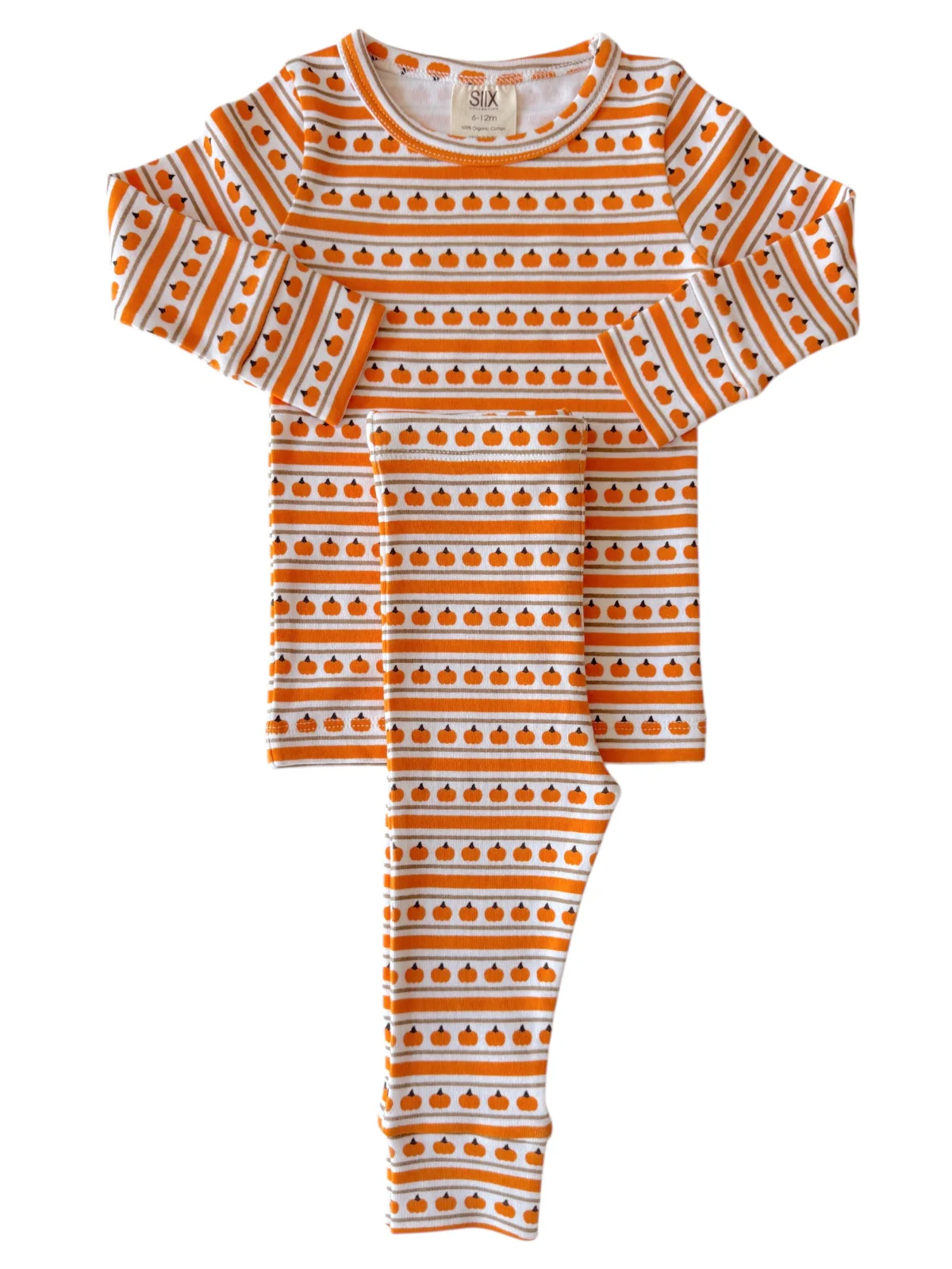 Pumpkin Stripe / Organic 2-Piece Set - Image 2