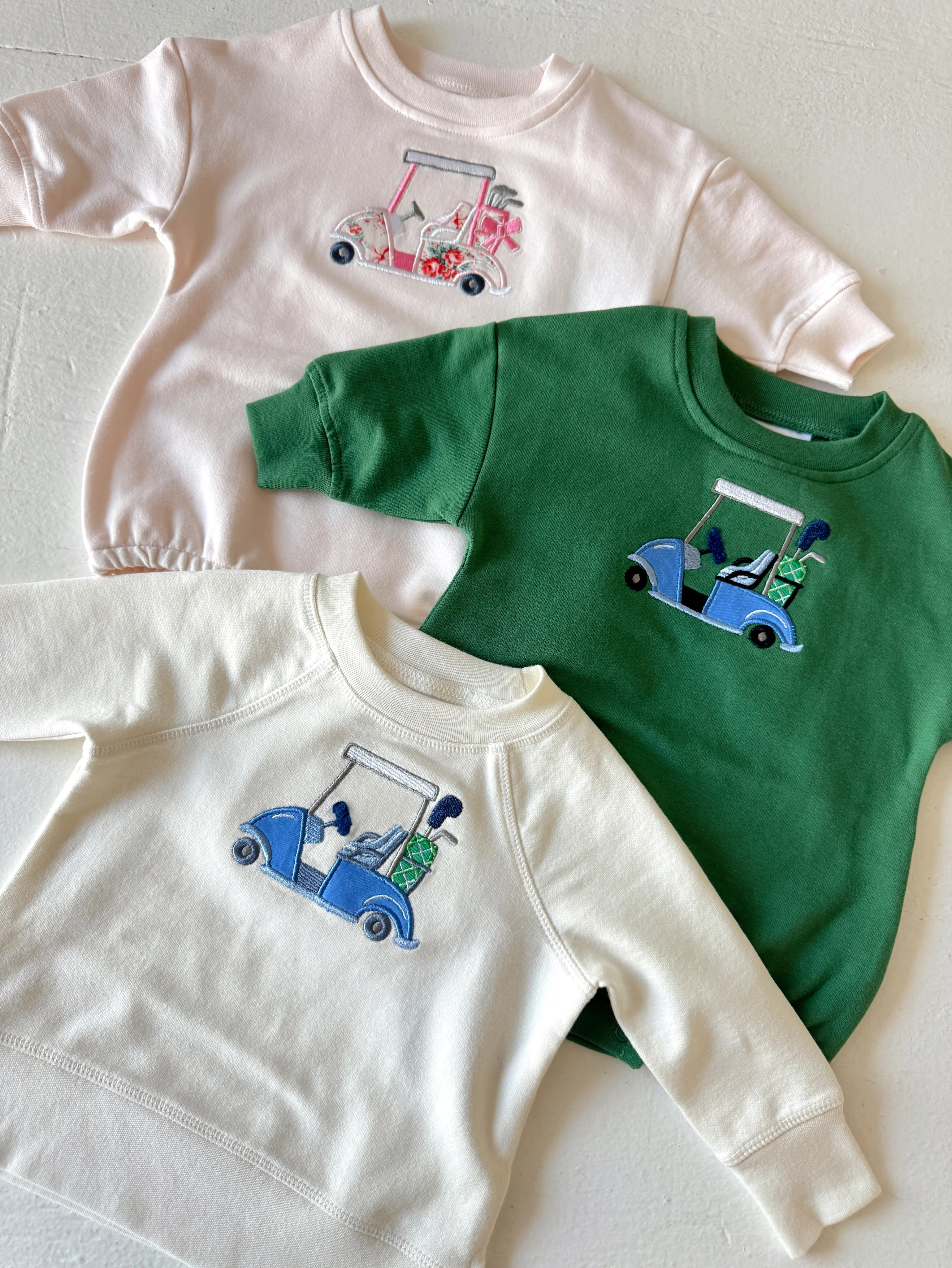 Raglan Sweatshirt, Golf Cart Blue - Image 2