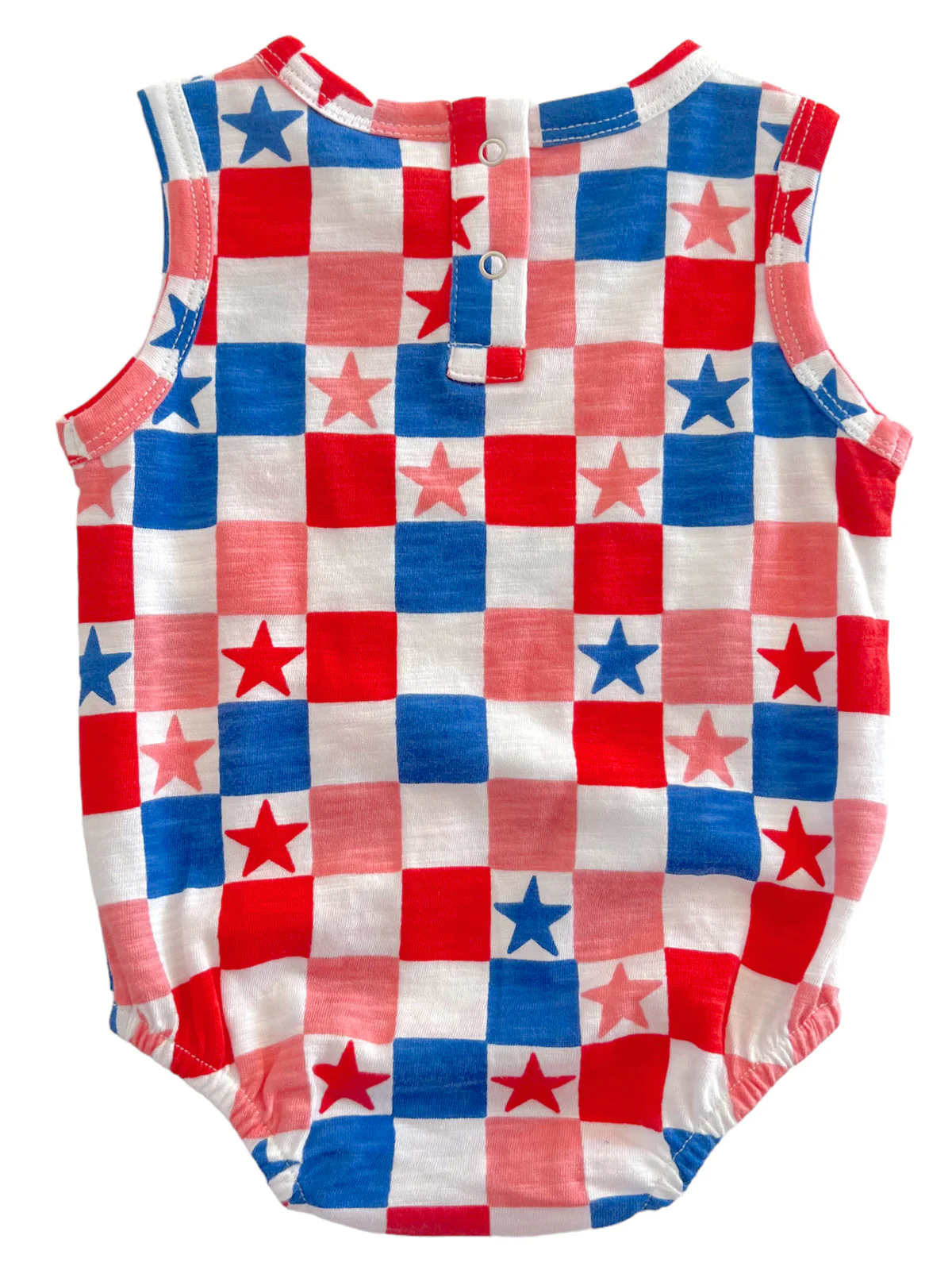 Red, White, Blue & Pink Checkerboard / Organic Dune Bubble - Image 3