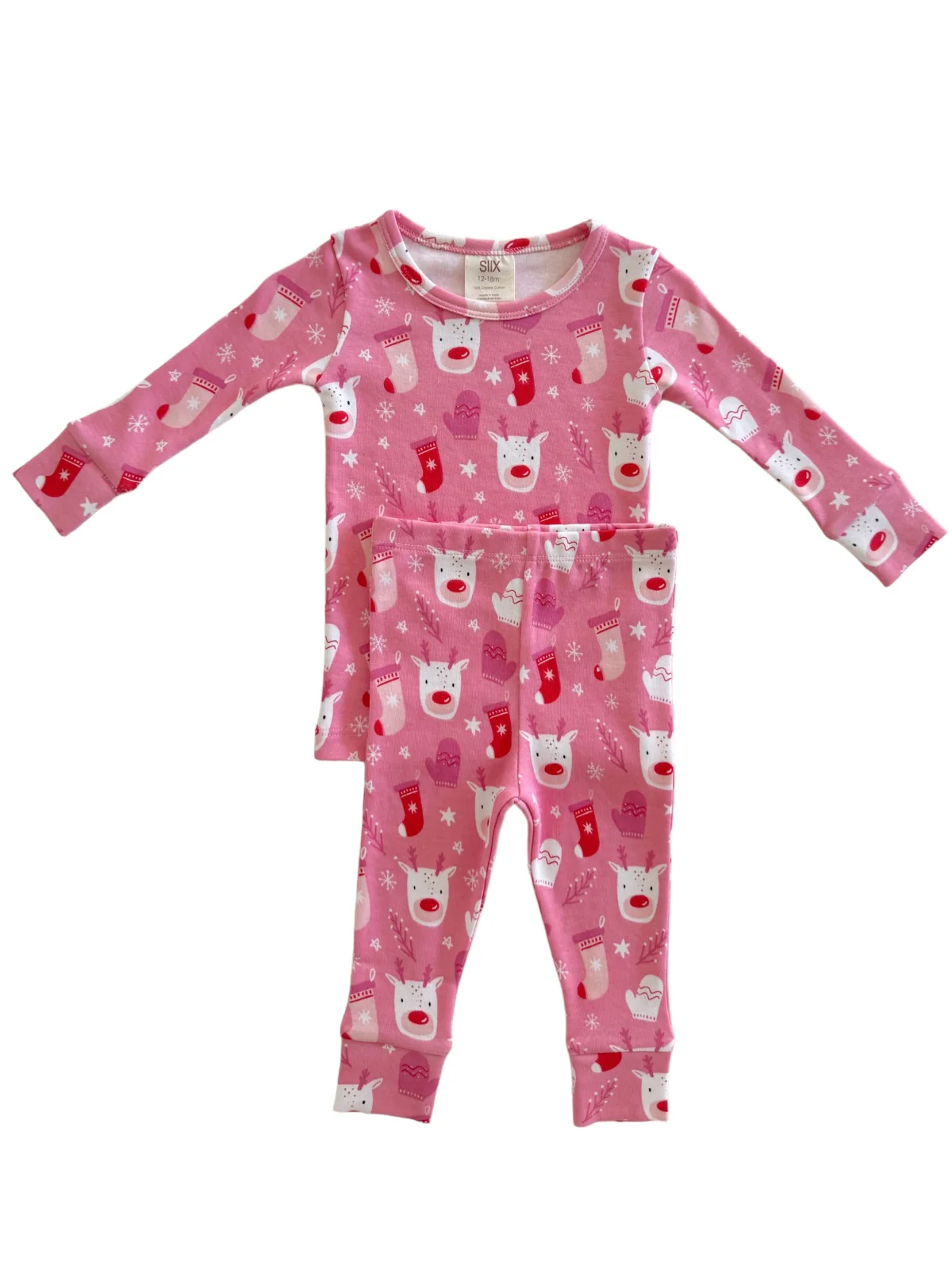 Reindeer Pink / Organic 2-Piece Set - Image 2