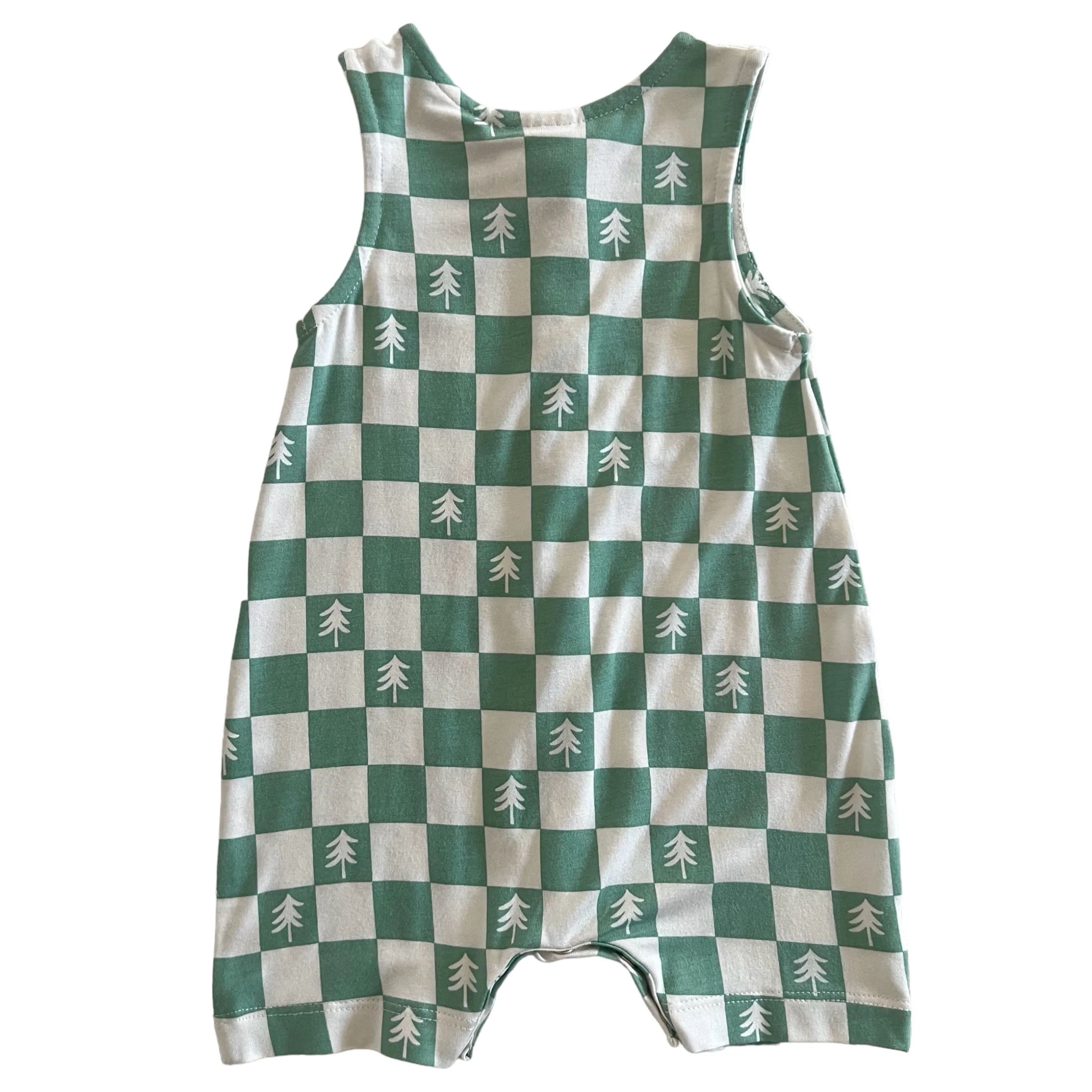 Relaxed Shortie, Trees Checkerboard - Image 3