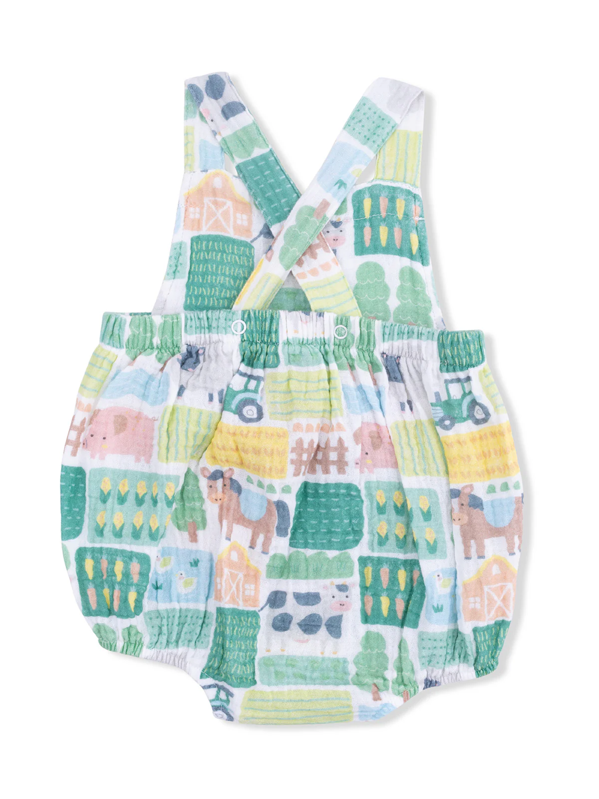 Retro Sunsuit, Patchwork Farm - Image 2