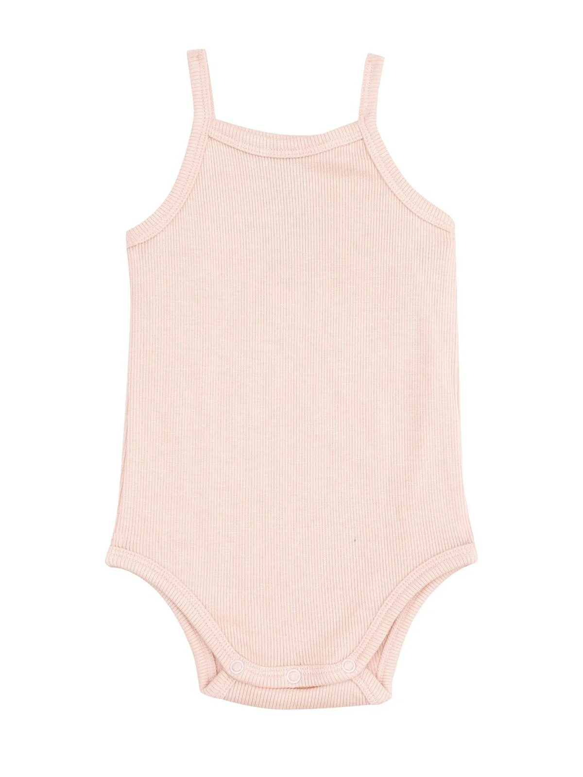 Rib Tank Bodysuit, Rose Smoke