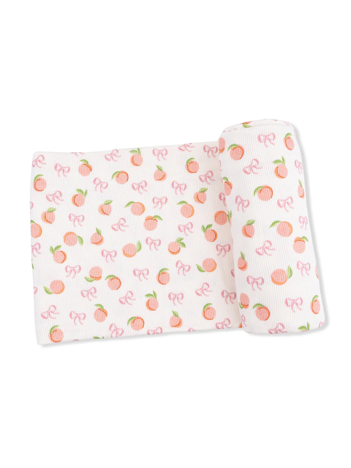 Ribbed Swaddle, Little Peaches