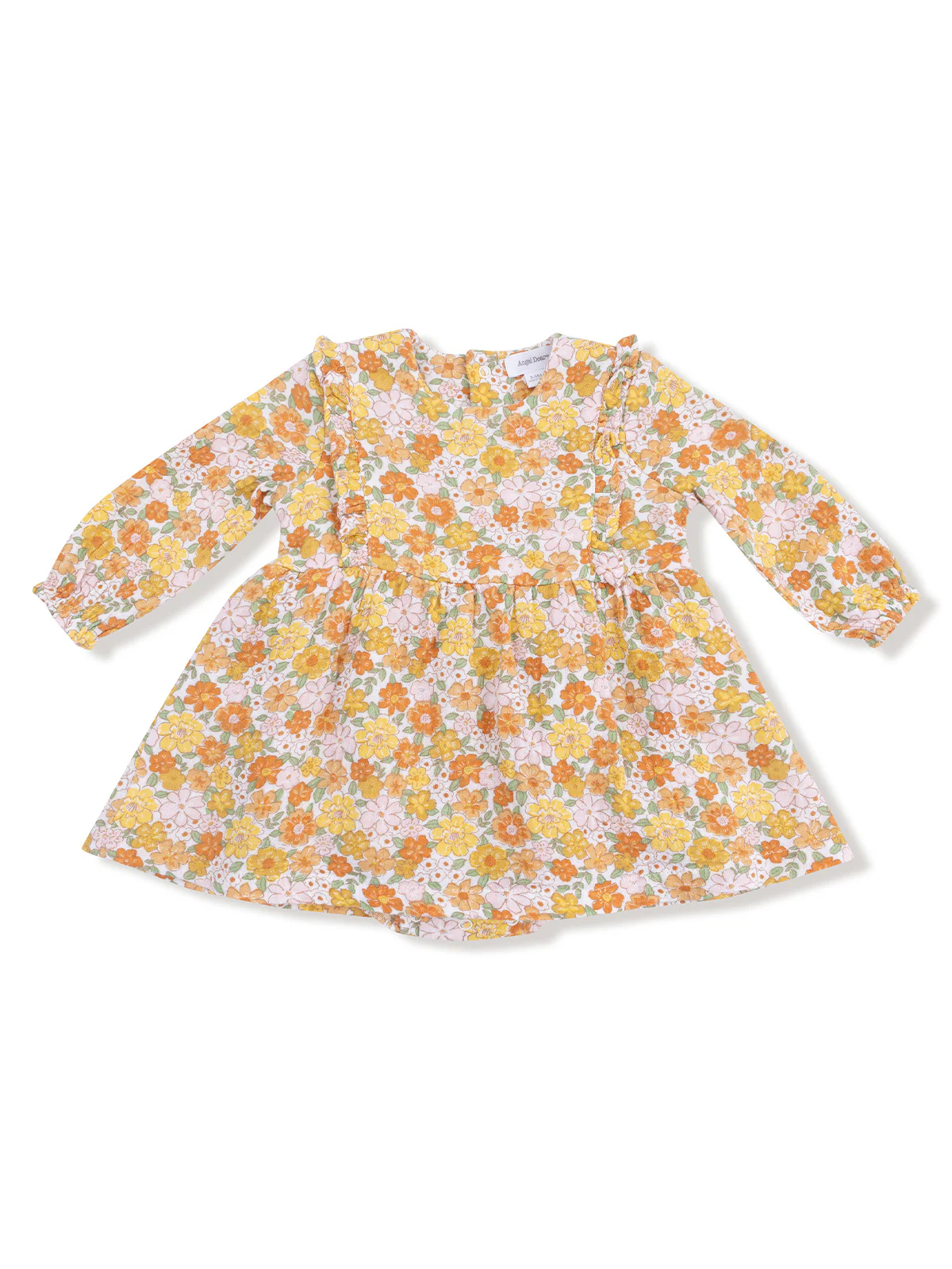 Ruffle Bubble w/ Skirt, Sweet Amber Floral