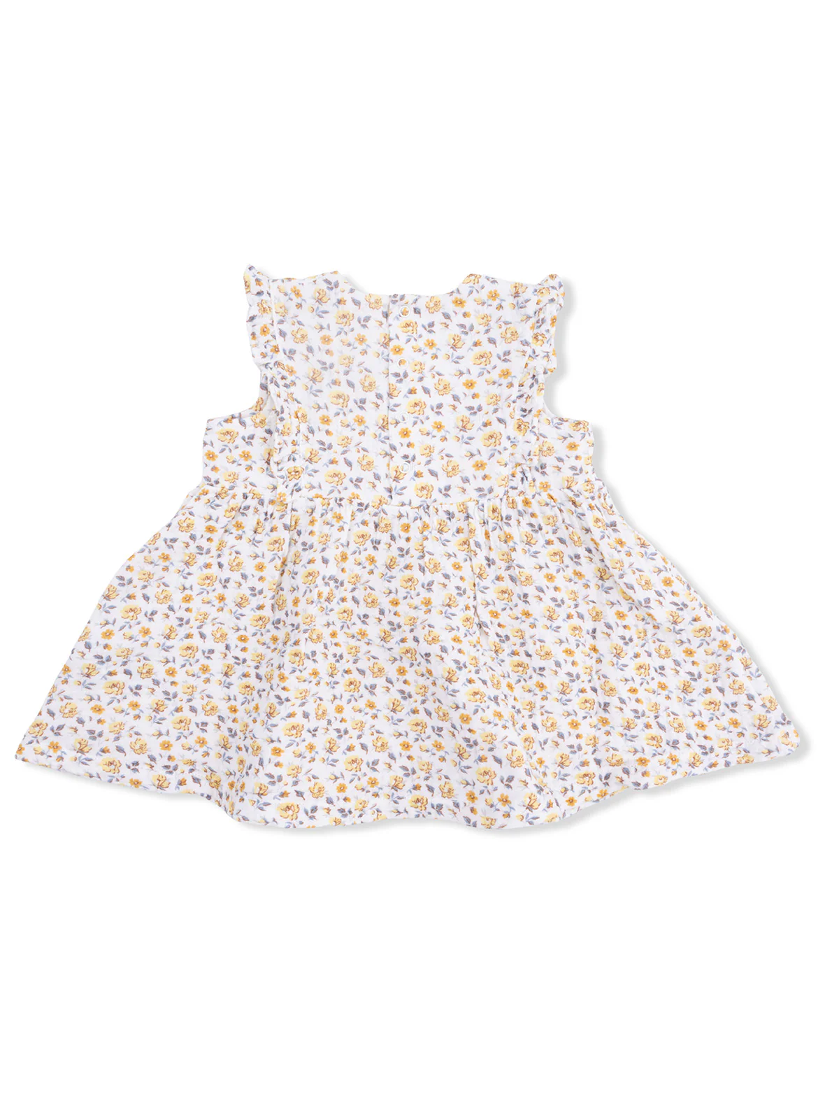 Ruffle Dress & Bloomer, Yellow Country Roses - Image 2