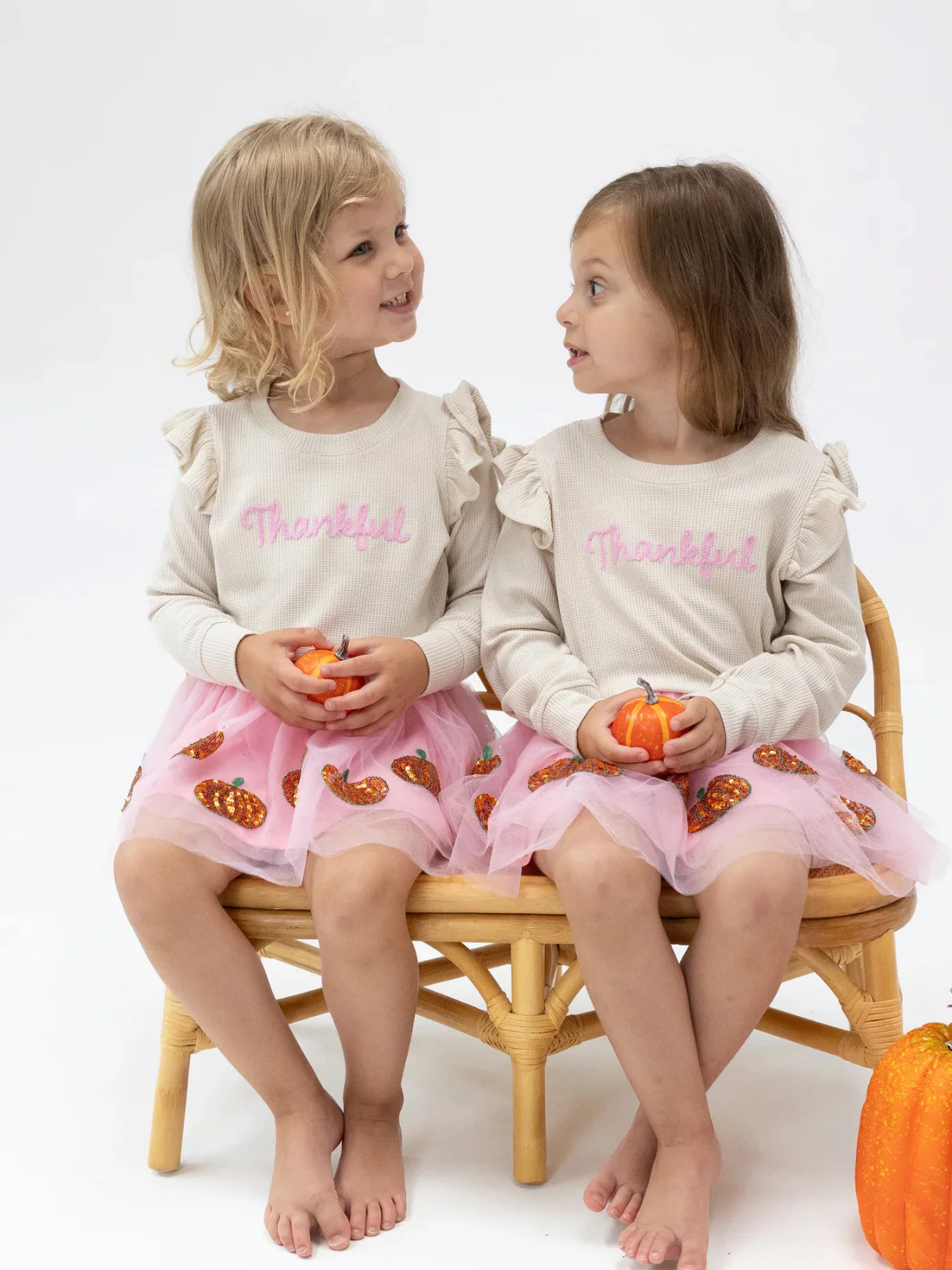 Ruffle Shoulder Top, Thankful - Image 2