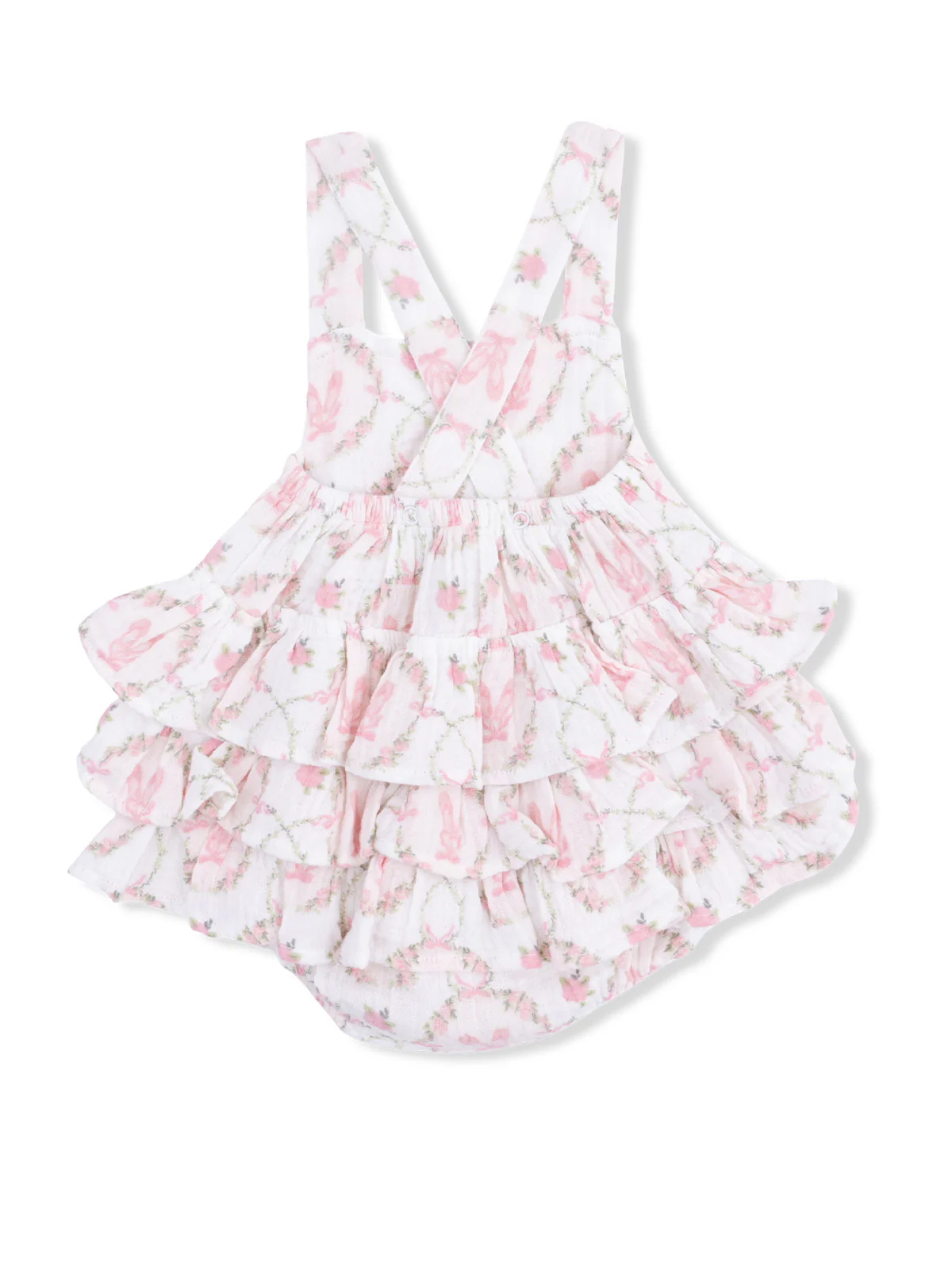 Ruffle Sunsuit, Cameo Ballet Shoes - Image 2