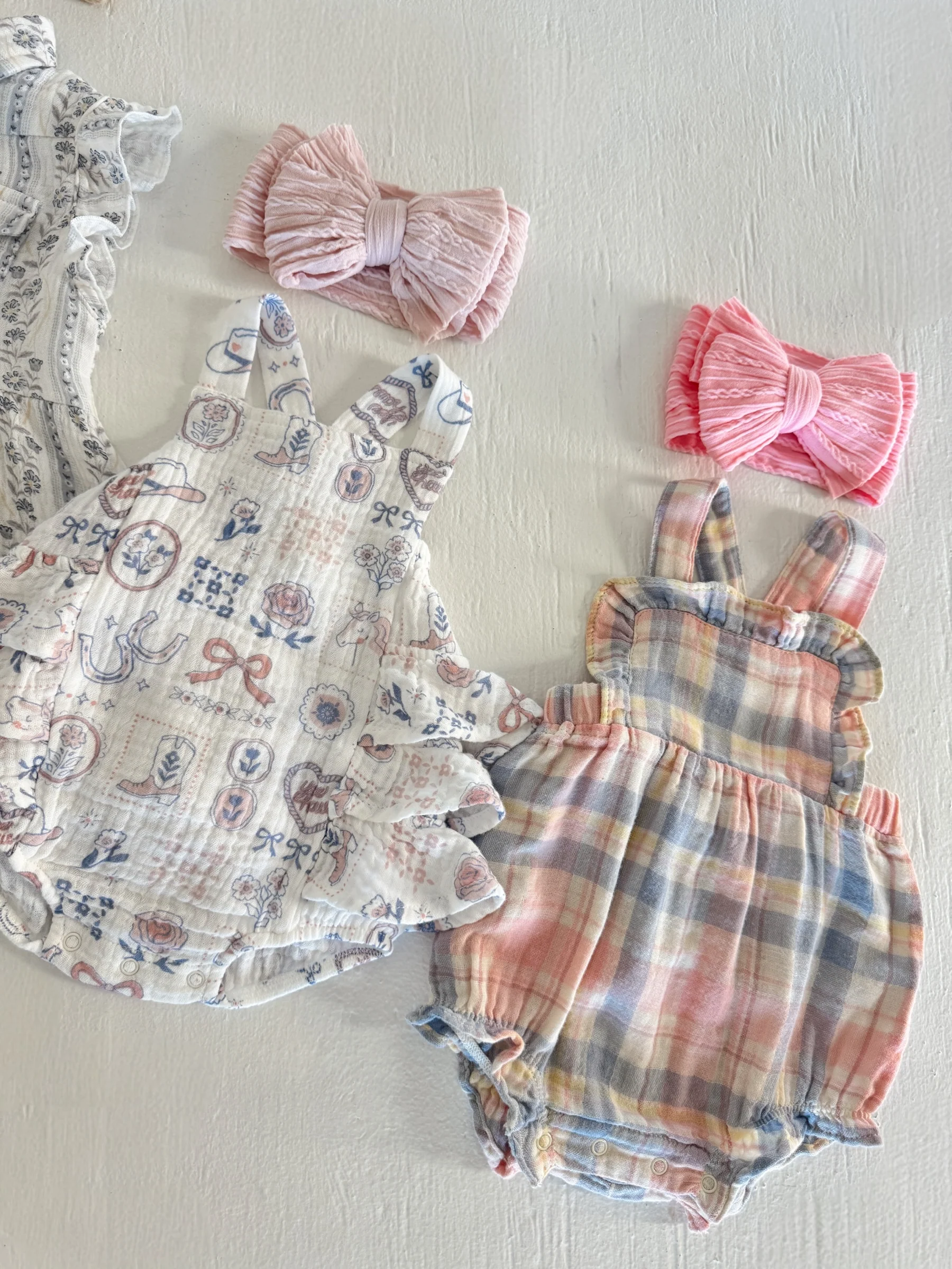 Ruffle Sunsuit, Country Western Heirlooms - Image 4