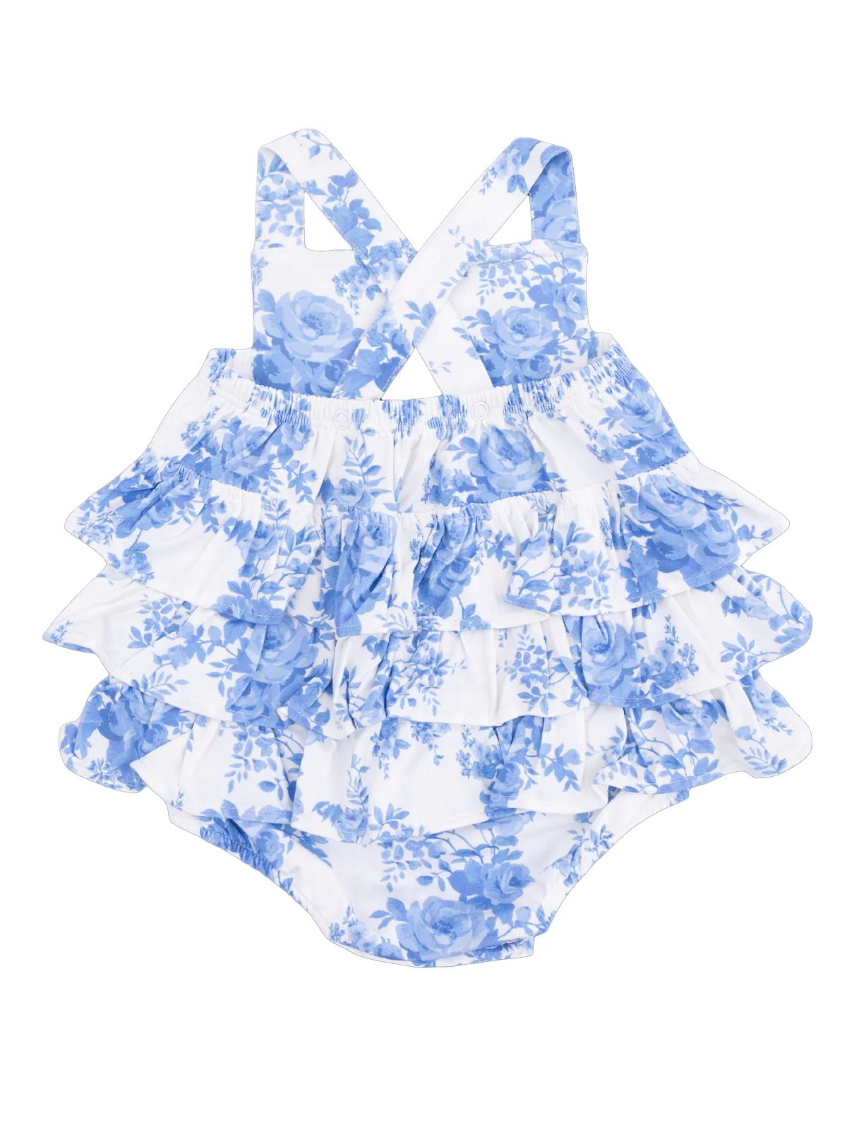 Ruffle Sunsuit, Dream Cottage Floral - Image 2