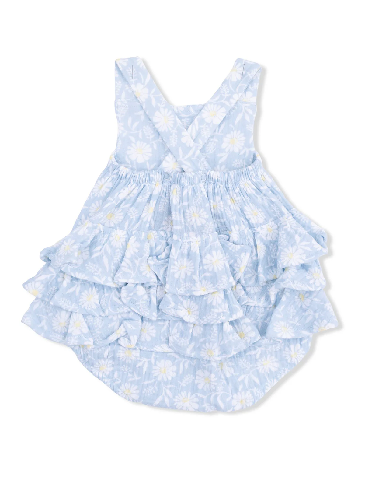 Ruffle Sunsuit, Western Daisies - Image 2